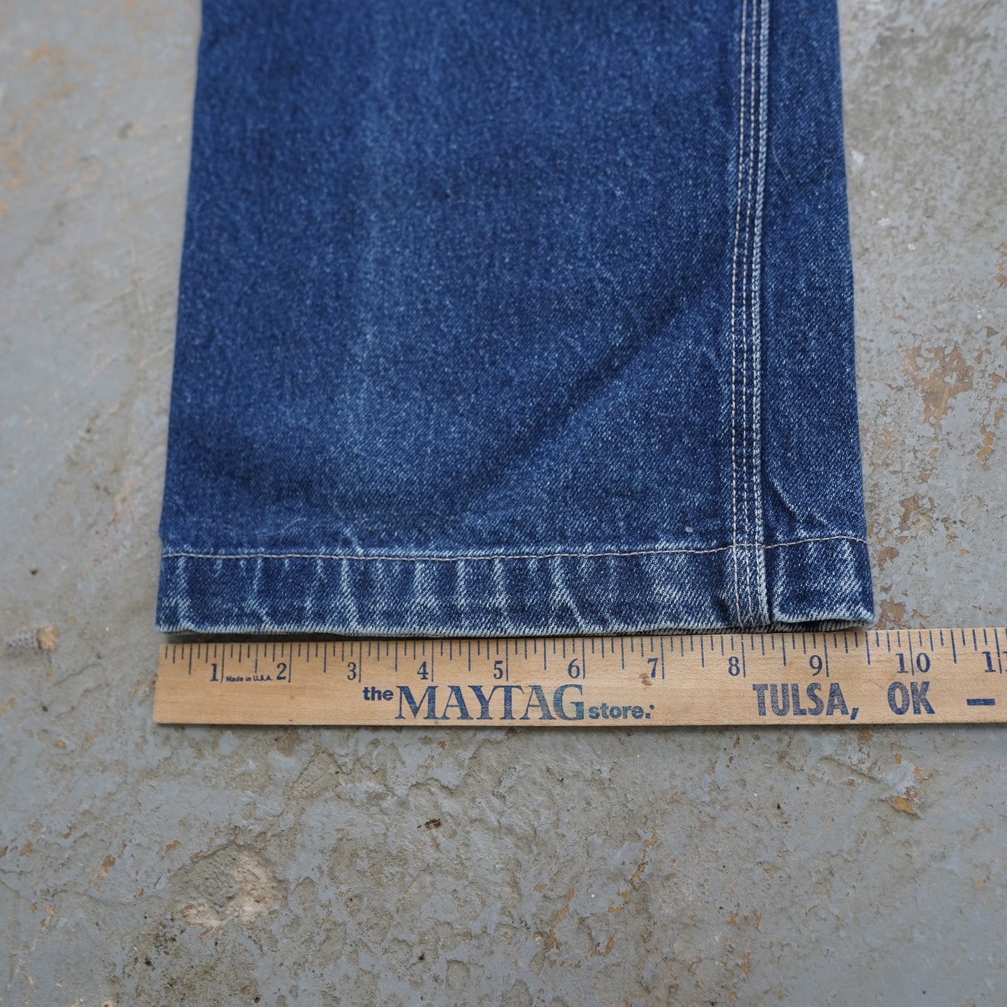 (36x31) Vintage SouthPole Y2K Embroidered Baggy Blue Jeans Mens Sz. 36x31 2000s Hip Hop