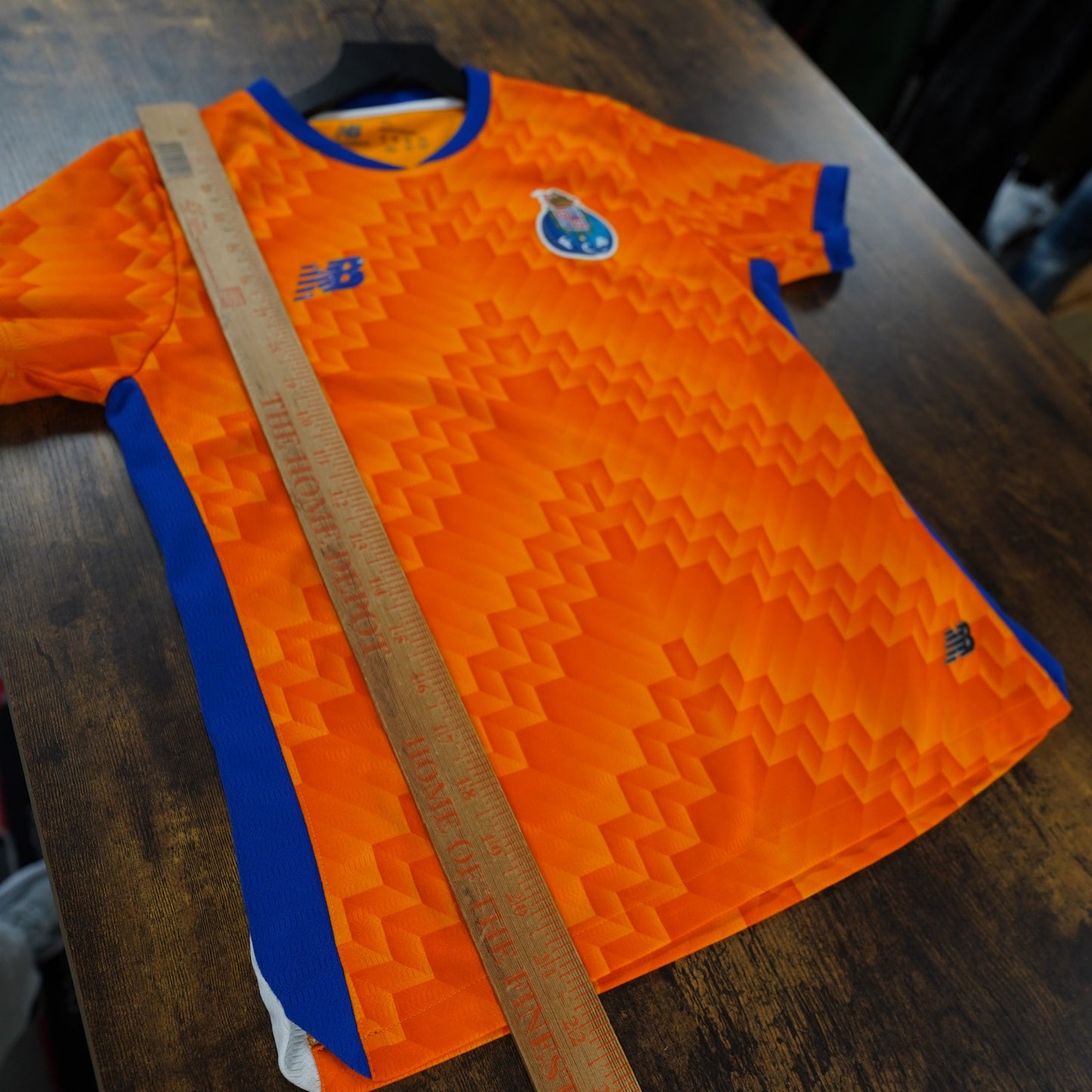 (Youth L) FC Porto New Balance Away Soccer Jersey 2024-25 Youth L Orange Kids Football