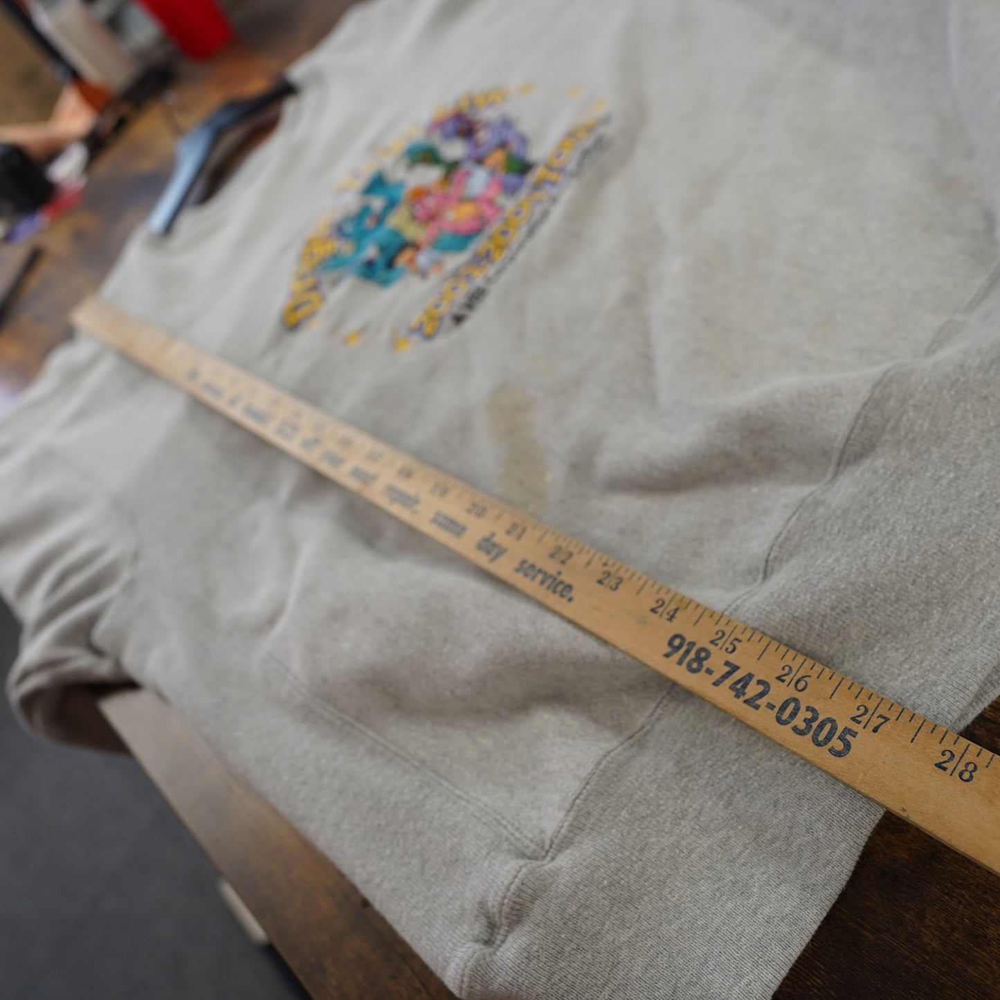 (XXL) Vintage Dragon Tales Champion Reverse Weave Sweatshirt Men's XXL Gray 90s