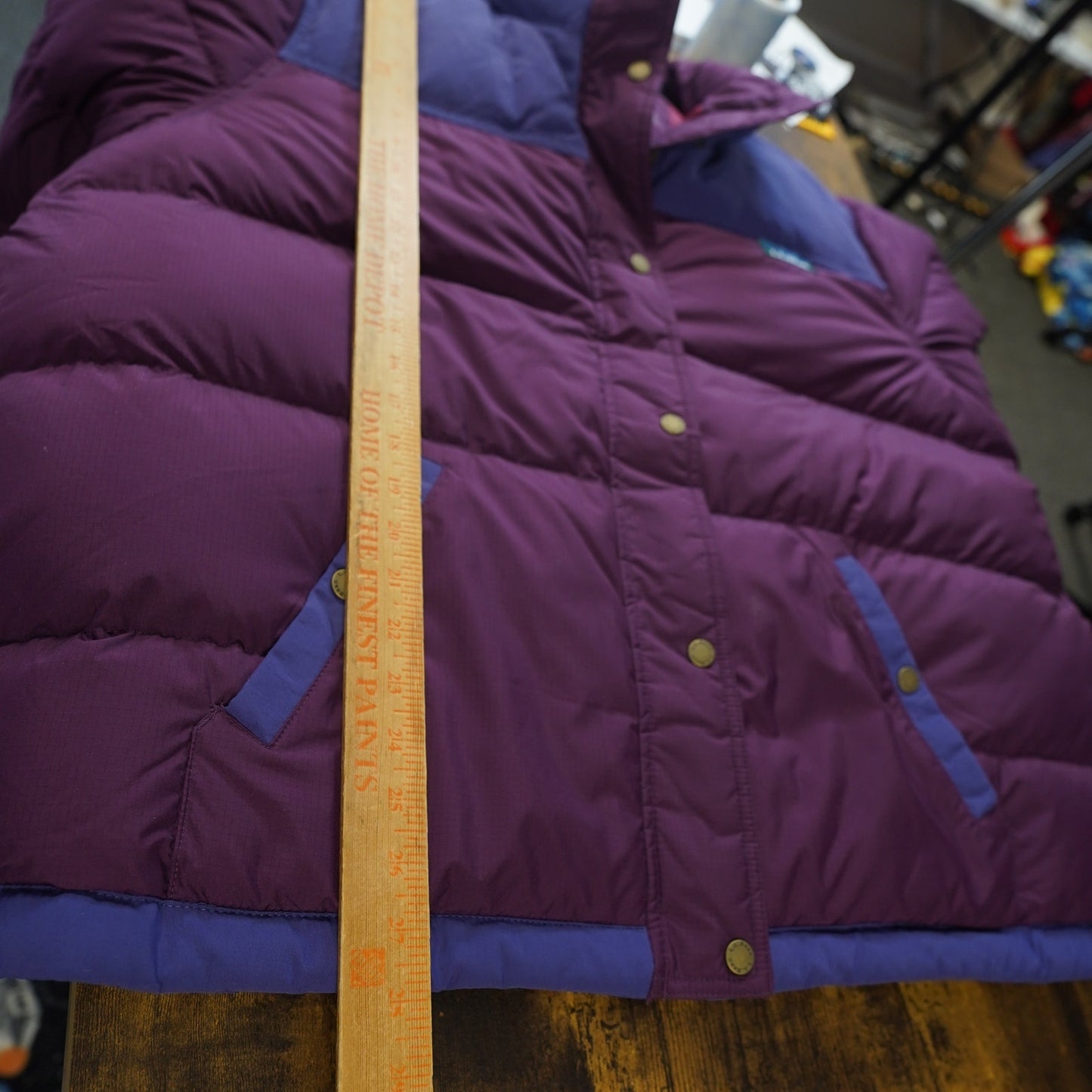 (Women's 3XL) L.L. Bean Purple Trail Model Down Puffer Jacket Gorpcore Hiking