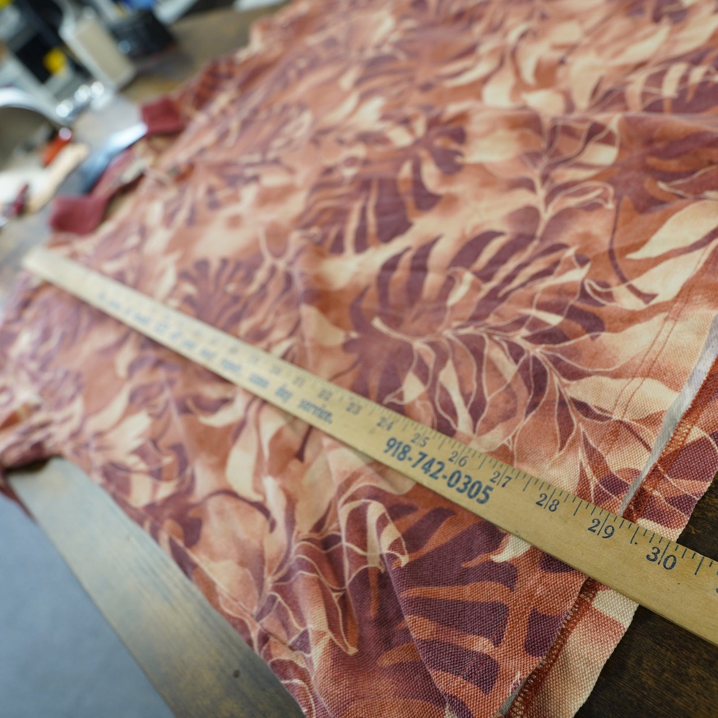 (L) Vintage Tommy Bahama Floral Hawaiian Polo Shirt Men's L Red Tropical Palm Tree