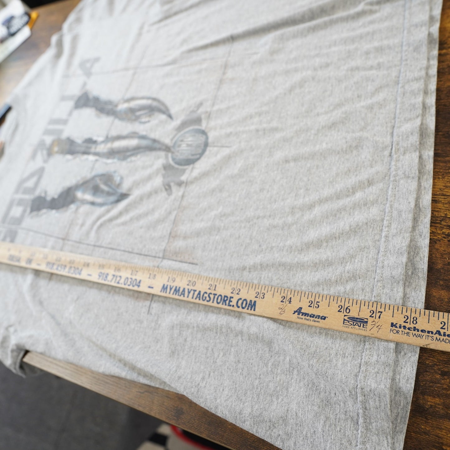 (XL) Vintage Gozdilla 1998 Movie Promo T-Shirt Men's XL Gray Horror Sci-Fi