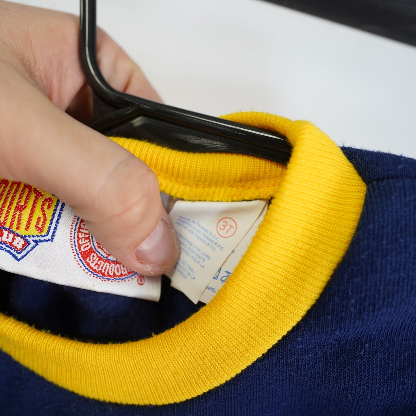 (Kids 3T) Vintage Michigan Wolverines Toddler Sewn Crewneck Sweatshirt Kids 3T Youth 90s