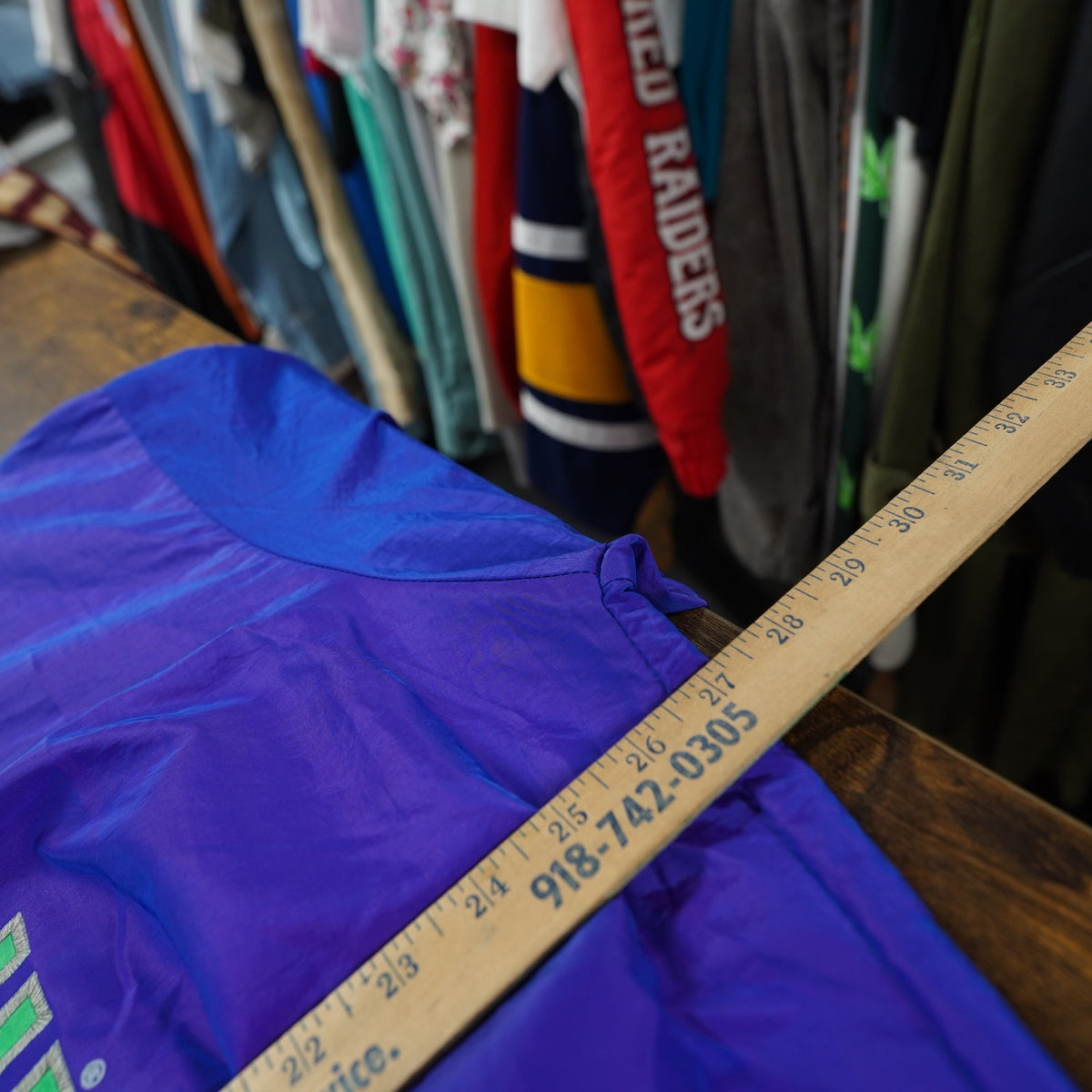 (XL) Vintage Surf Style Body Gear 1/4 Zip Windbreaker Jacket Men's XL Purple 90s