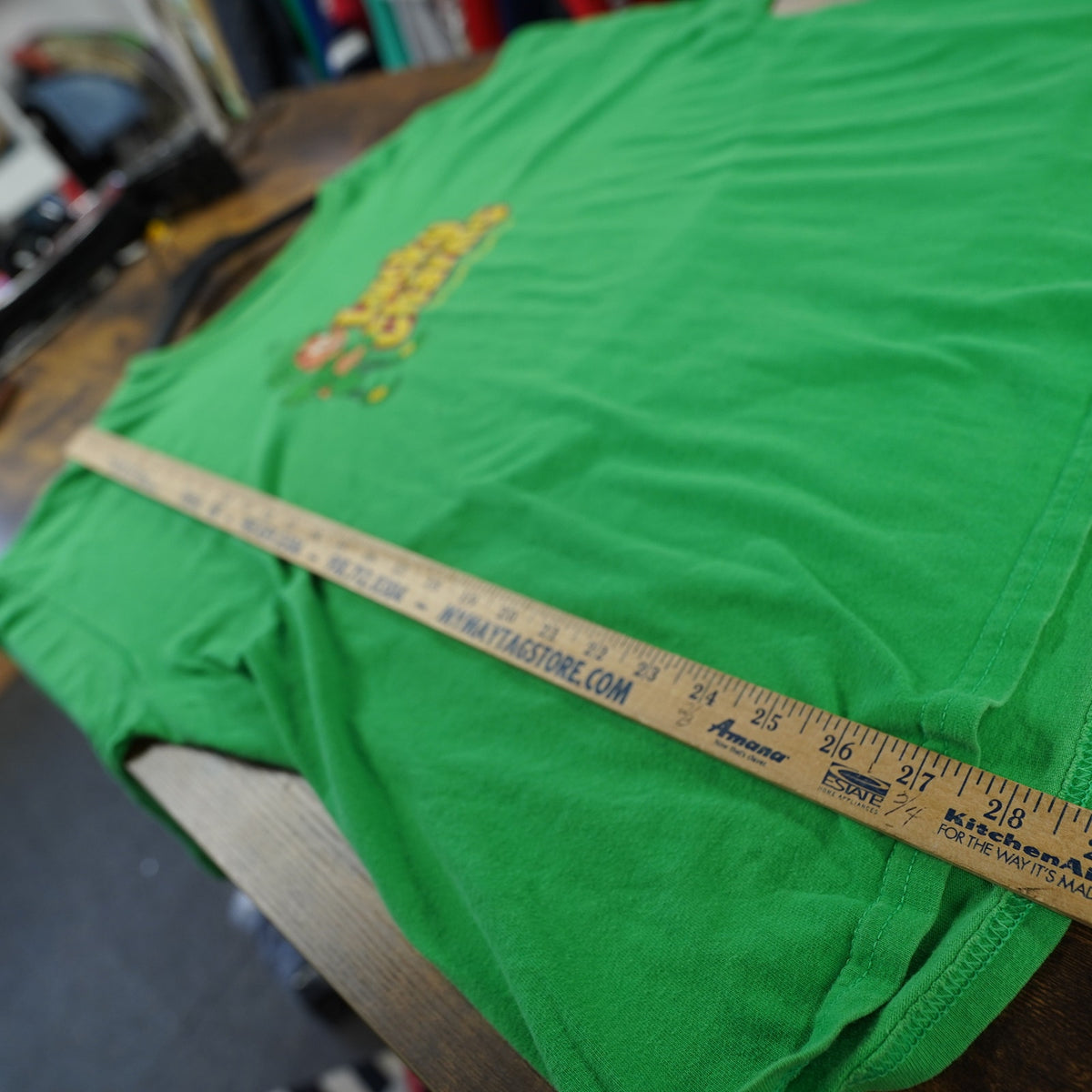 (XXL) Vintage Lucky Charms Cereal 2000s Promo T-Shirt Men's XXL Green Leprechaun Y2K