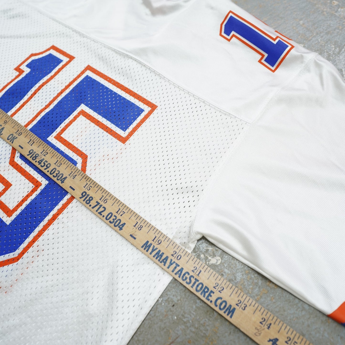 (S) Vintage University of Florida Gators Tim Tebow #15 Team Nike Jersey Mens S White
