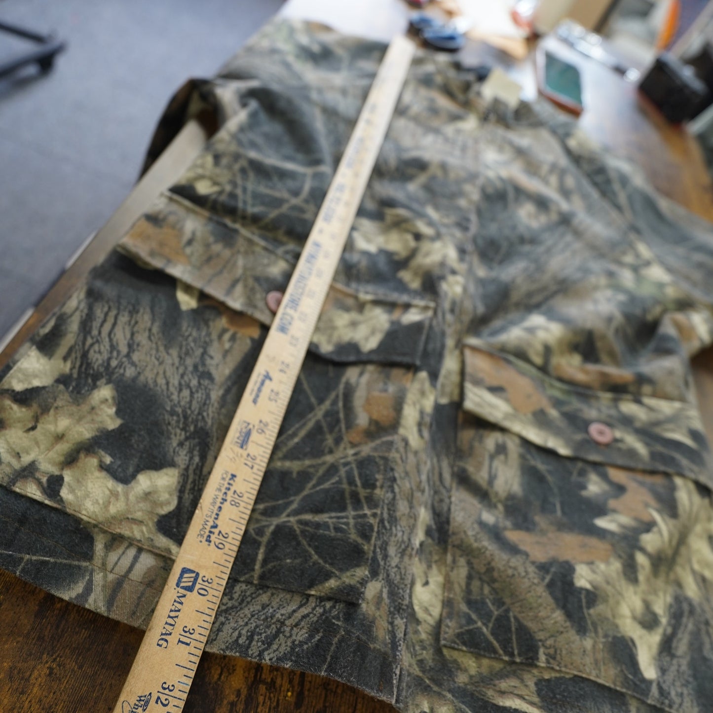 (M) Vintage ScentLok Mossy Oak Bottom Land Hunting Camo Field Coat Jacket Men’s M