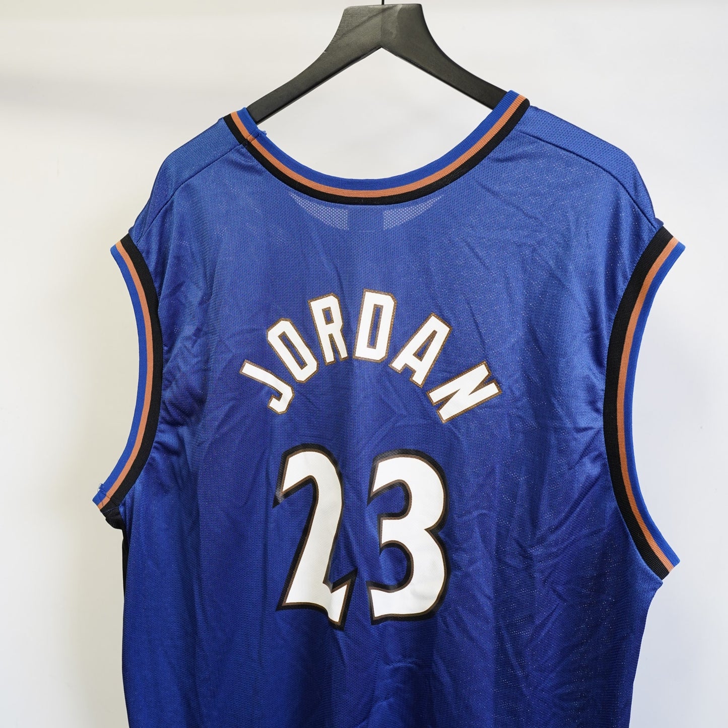 (XL) Vintage Michael Jordan Washington Wizards Champion Jersey Men's XL Sz. 48 Blue