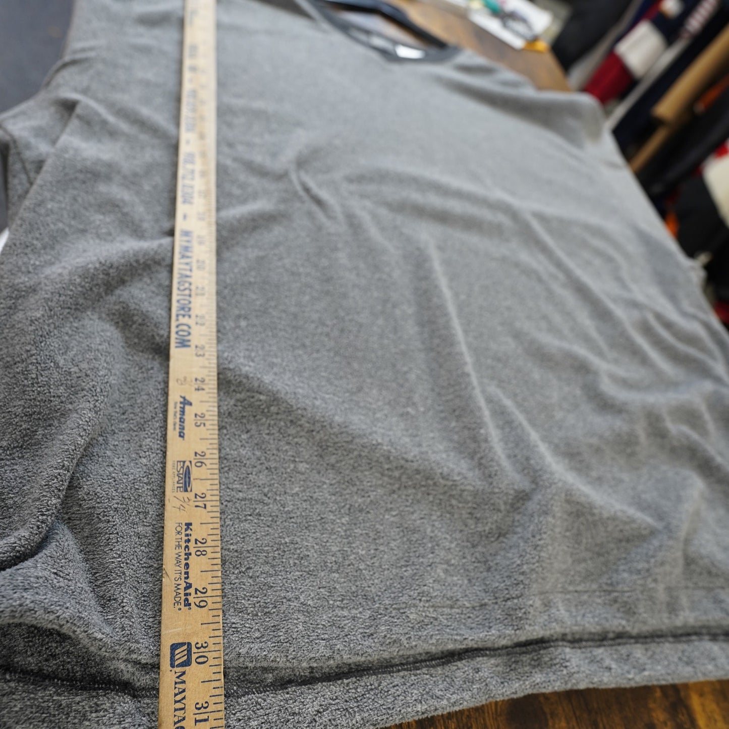 (XXLT) Vintage Nike Therma-Fit Y2K Fleece Sweatshirt V-Neck Men's XXLT Gray 2000s