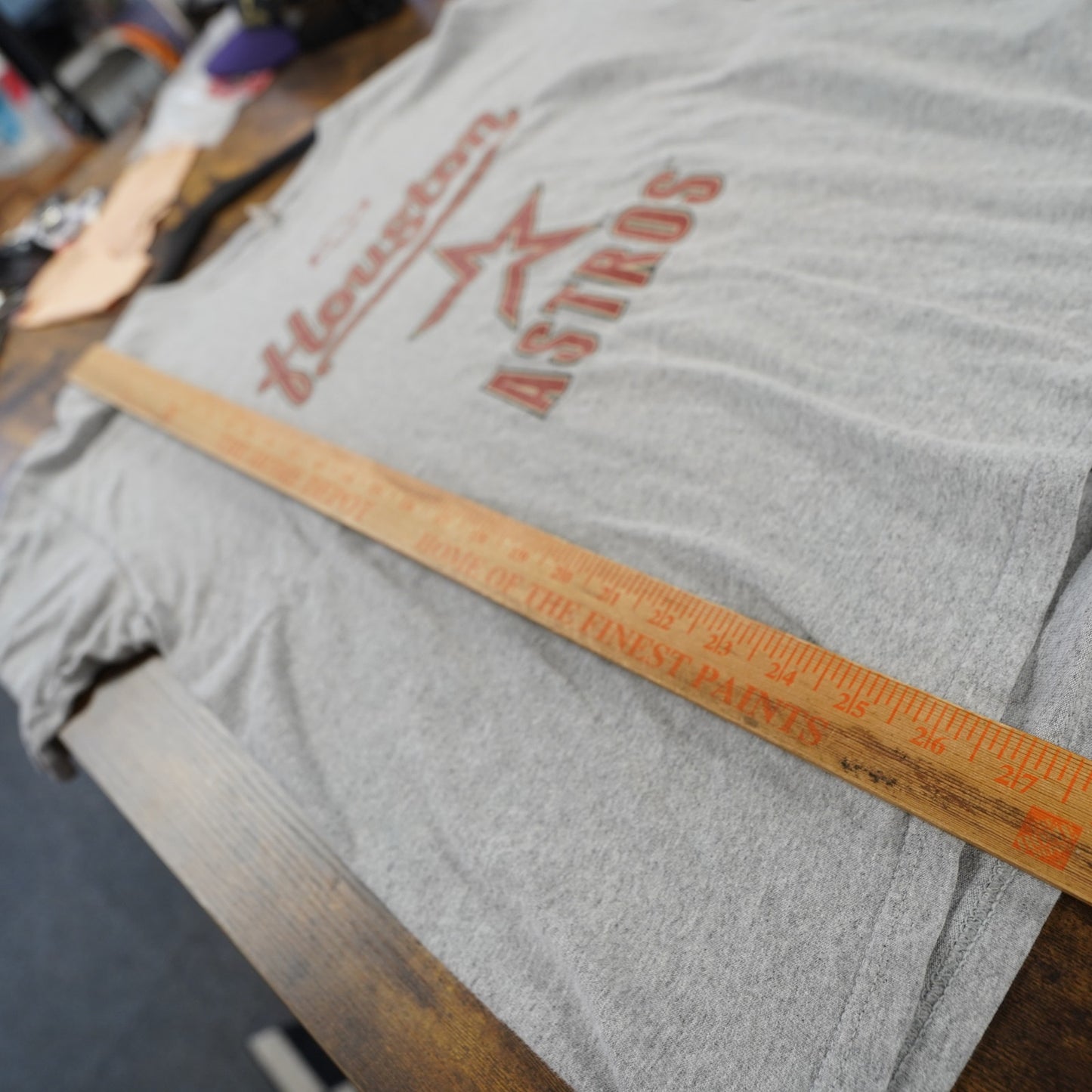 (XL) Houston Astros Y2K Chevy Promo T-Shirt Men's XL Gray 2000s Baseball MLB Retro