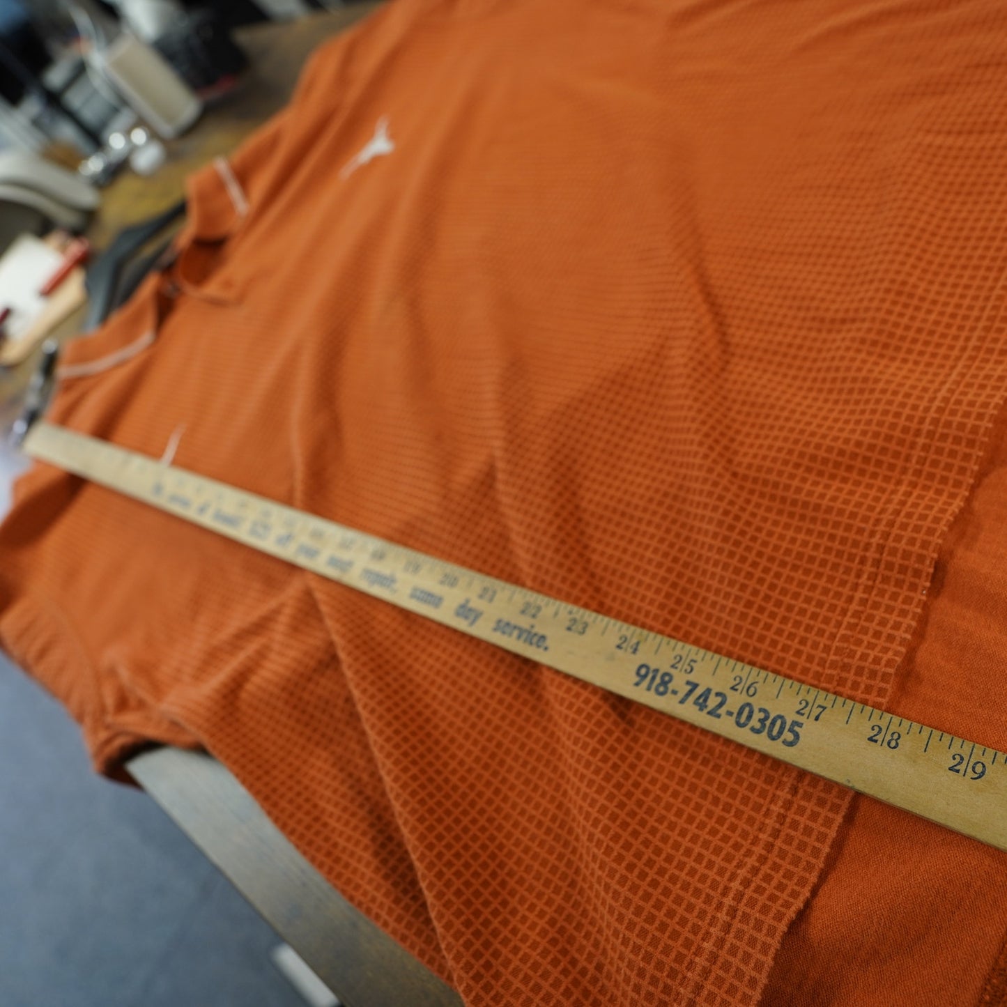(XXL) Vintage Texas Longhorns Team Nike Polo Shirt Men's XXL Embroidered UT Orange