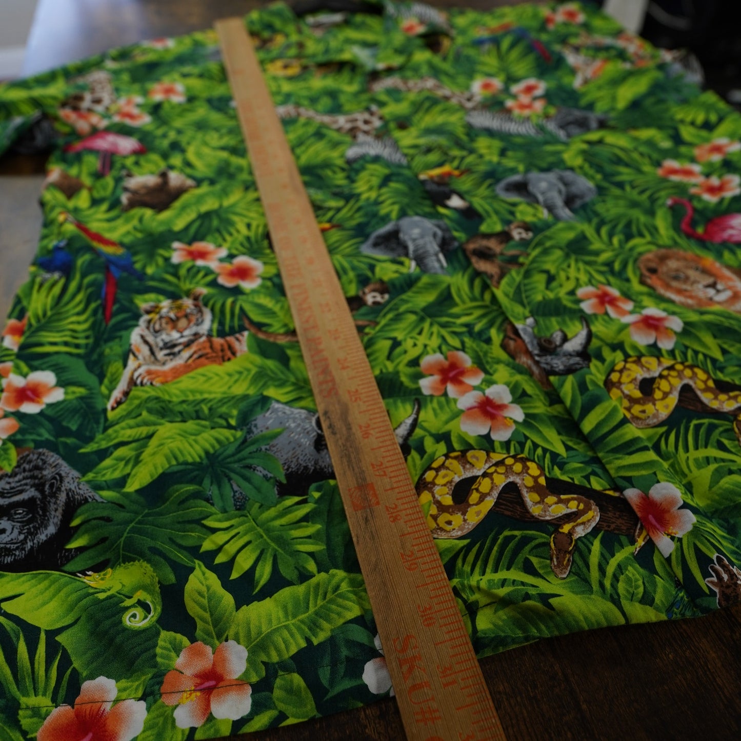 (XL) Vintage Rainforest Aloha Republic Hawaiian Shirt Men's XL Green Nature