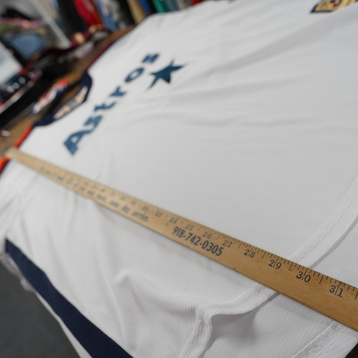 (2XL) Houston Astros Craig Biggio Sewn Majestic Baseball Jersey Men's 2XL White Retro