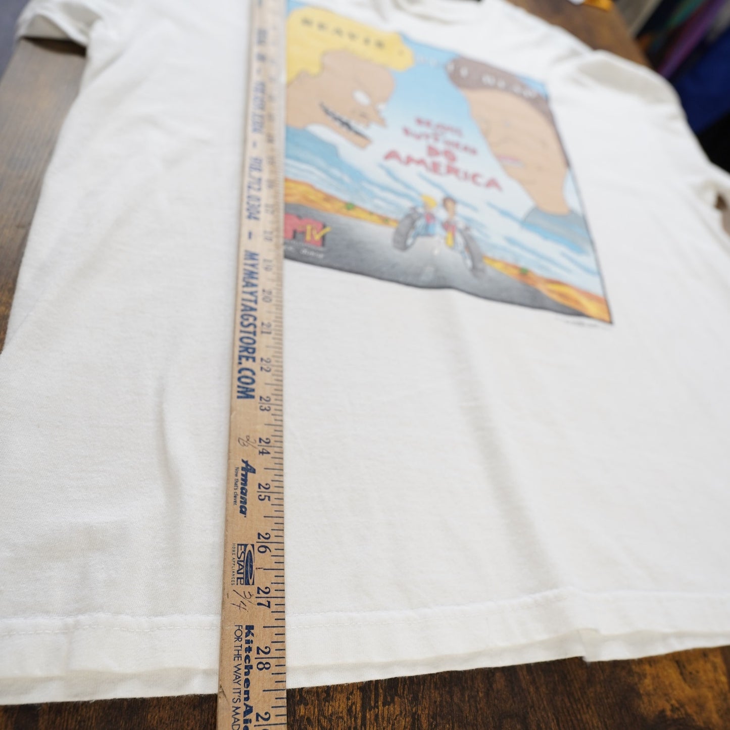 (XL) Vintage Beavis Butthead Do America Movie T-Shirt Men's XL Stanely Desantis 90s