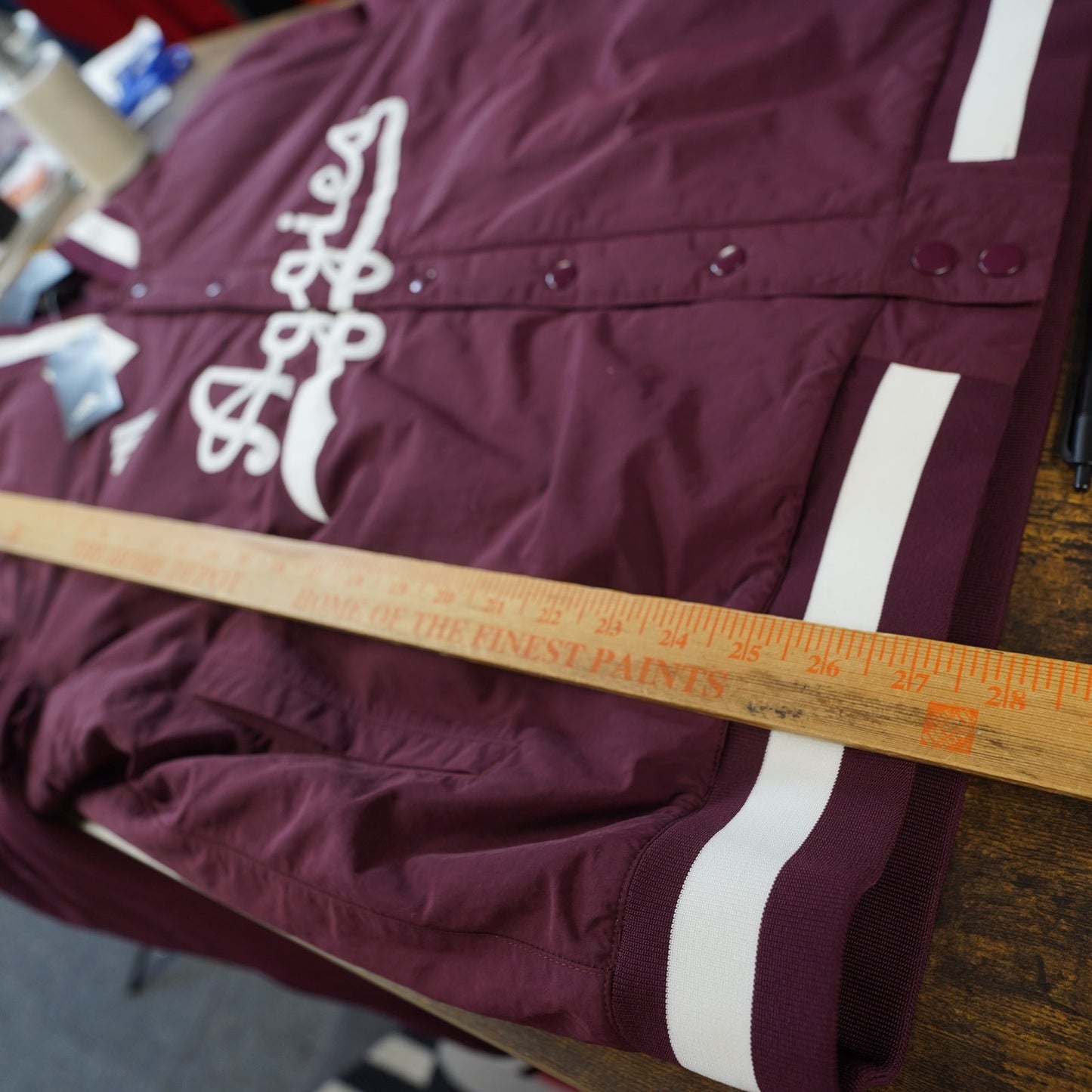 (XL) Adidas Texas A&M Aggies Stitched Varsity jacket Men's XL Maroon New w/Tags ATM