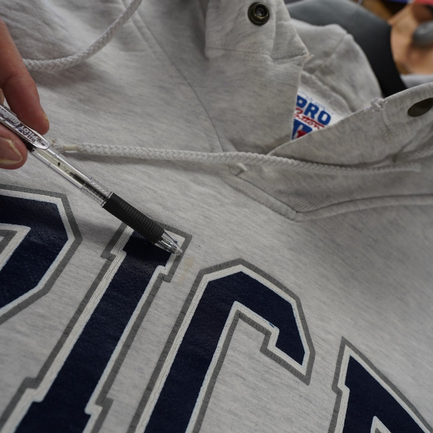 (XXL) Vintage Rice University Owls Russell Athletic Hoodie Men's XXL Heather Gray 90s
