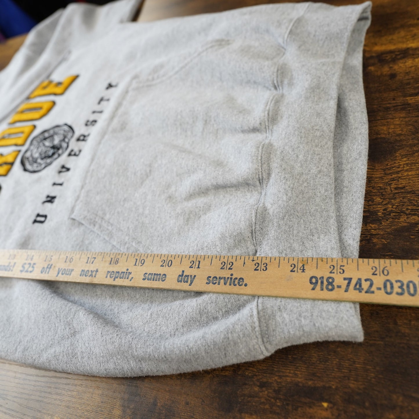 (S) Vintage Purdue University Boilermakers Embroidered Champion Hoodie Men's S Gray