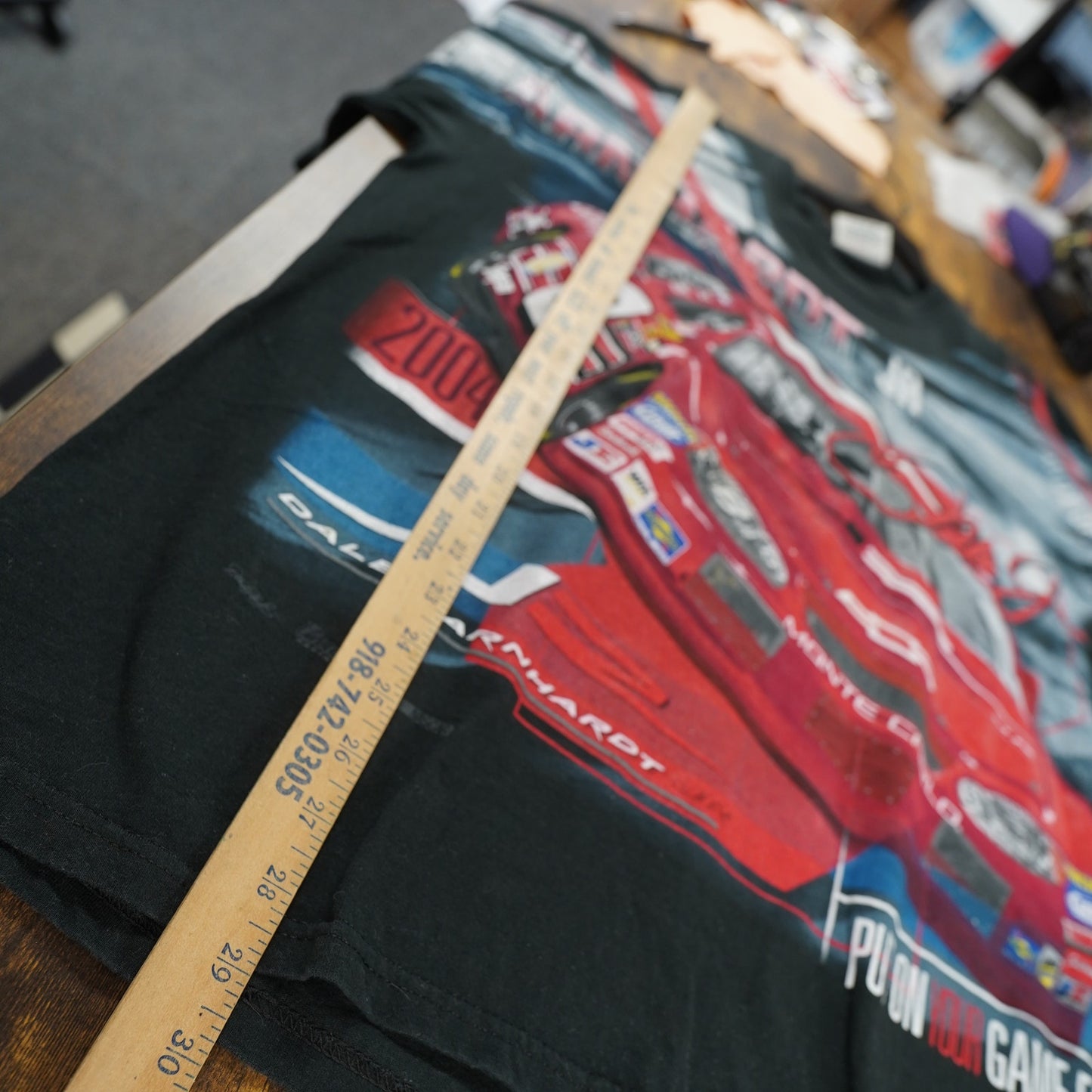 (L) Dale Earnhardt Jr. Budweiser Nascar Racing All Over Print T-Shirt Men's L Chase