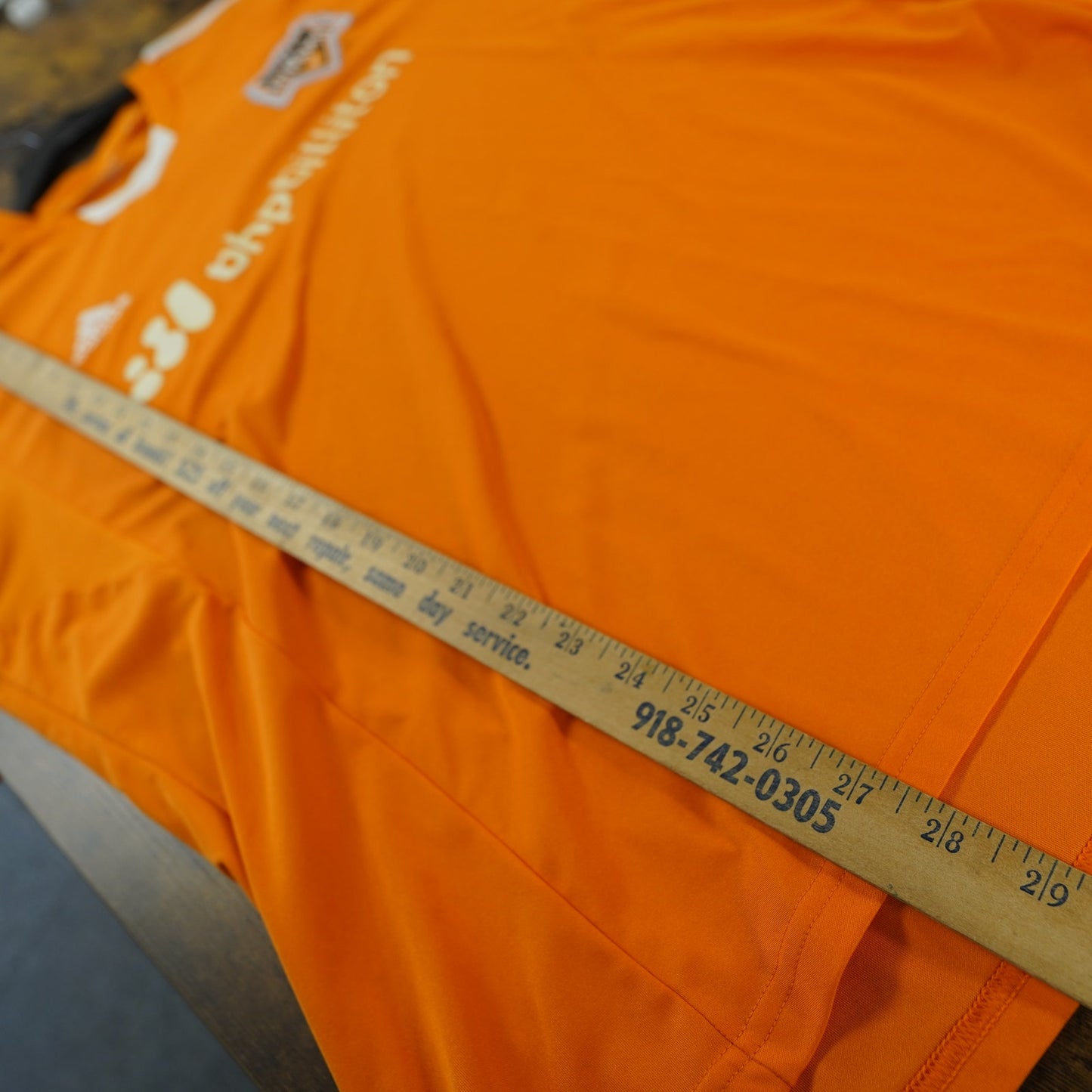 (XL) Houston Dynamo Adidas Home Soccer Jersey 2015-16 MLS Men's XL Orange Futbol Kit
