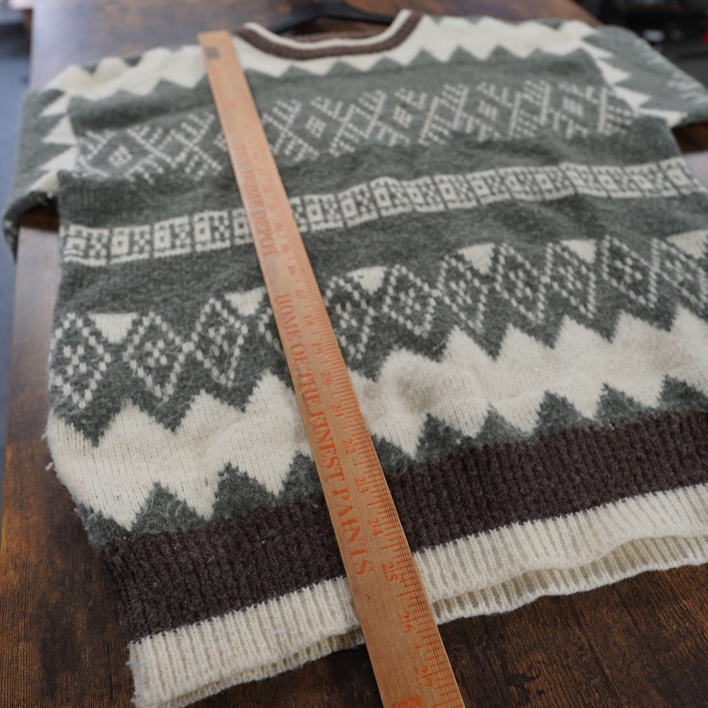 (L) Vintage Mandatory Provisions Knit Aztec Sweater Men's L 90s Southwestern Festive