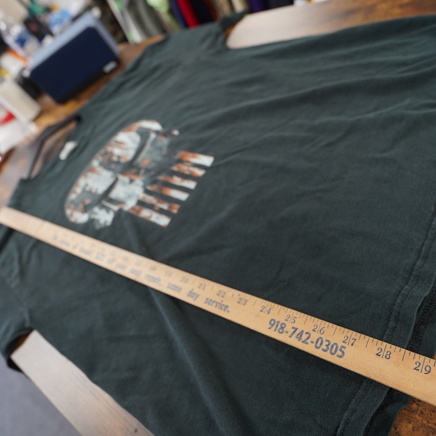 (XL) Vintage Marvel the Punisher Comic Vintage T-Shirt Men's XL Cartoon Black Y2K