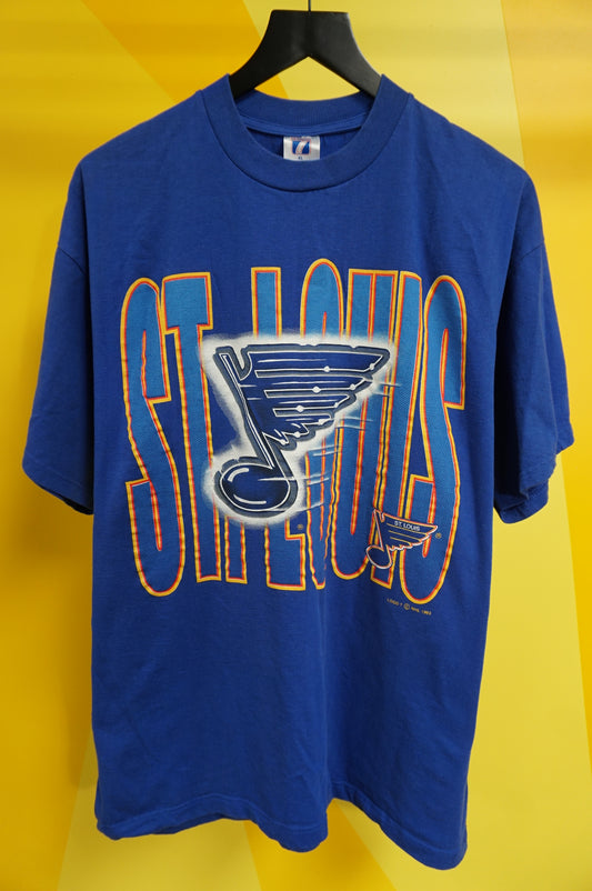 (L/XL) 1993 STL Blues Logo 7 T-Shirt