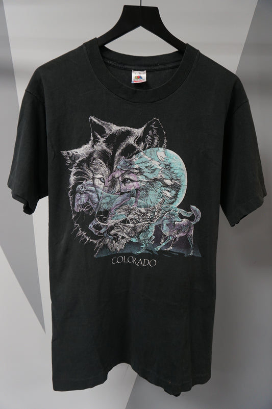 (L) 1991 Colorado Single Stitch Wolf T-Shirt