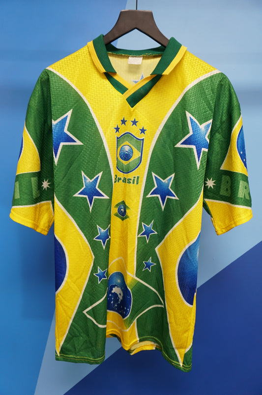 (L) Brazil National Team Soccer Jersey