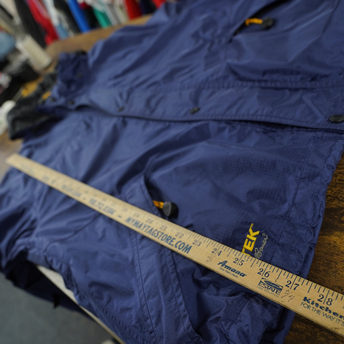 (M) Vintage Eddie Bauer EBTEK Gore-Tex Ripstop 90s Tech Jacket Purple Mens Medium
