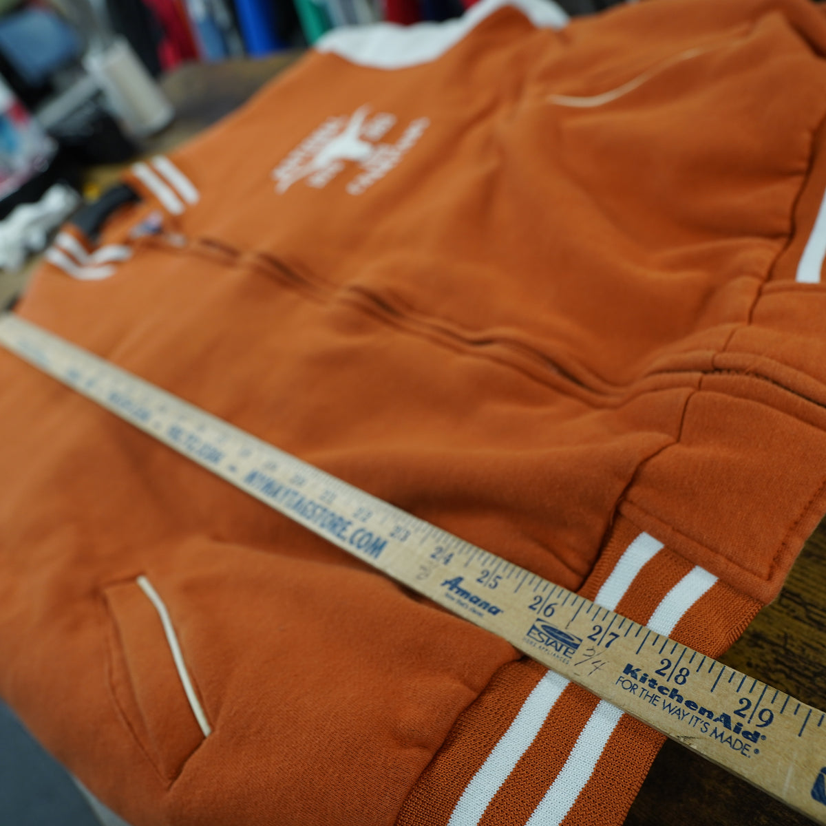 (XL) G-III Texas Longhorns National Champions Varsity Jacket Burnt Orange Mens XL