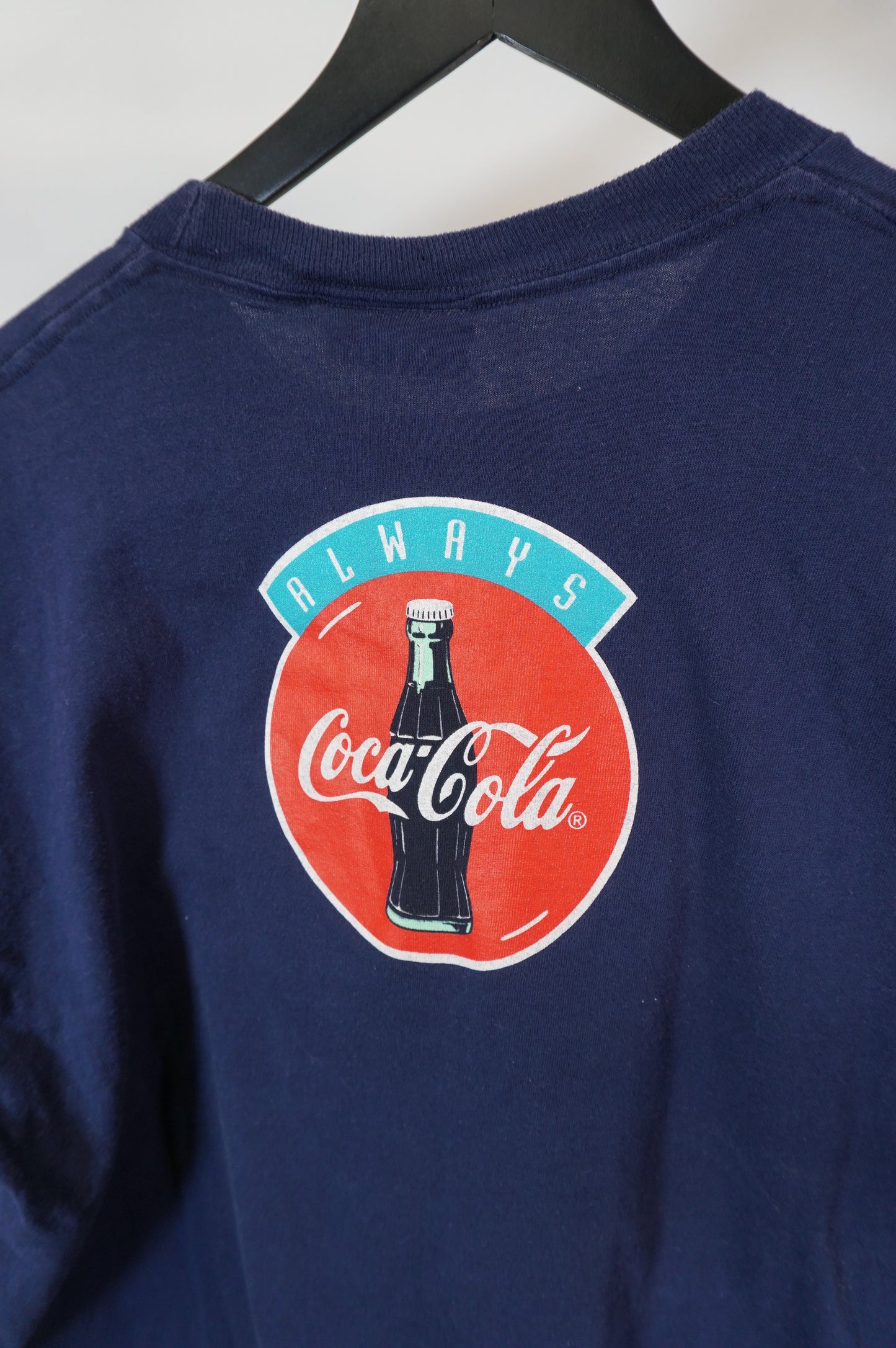 (L/XL) 1995 Coca-Cola Polar Bear Vintage Single Stitch T-Shirt