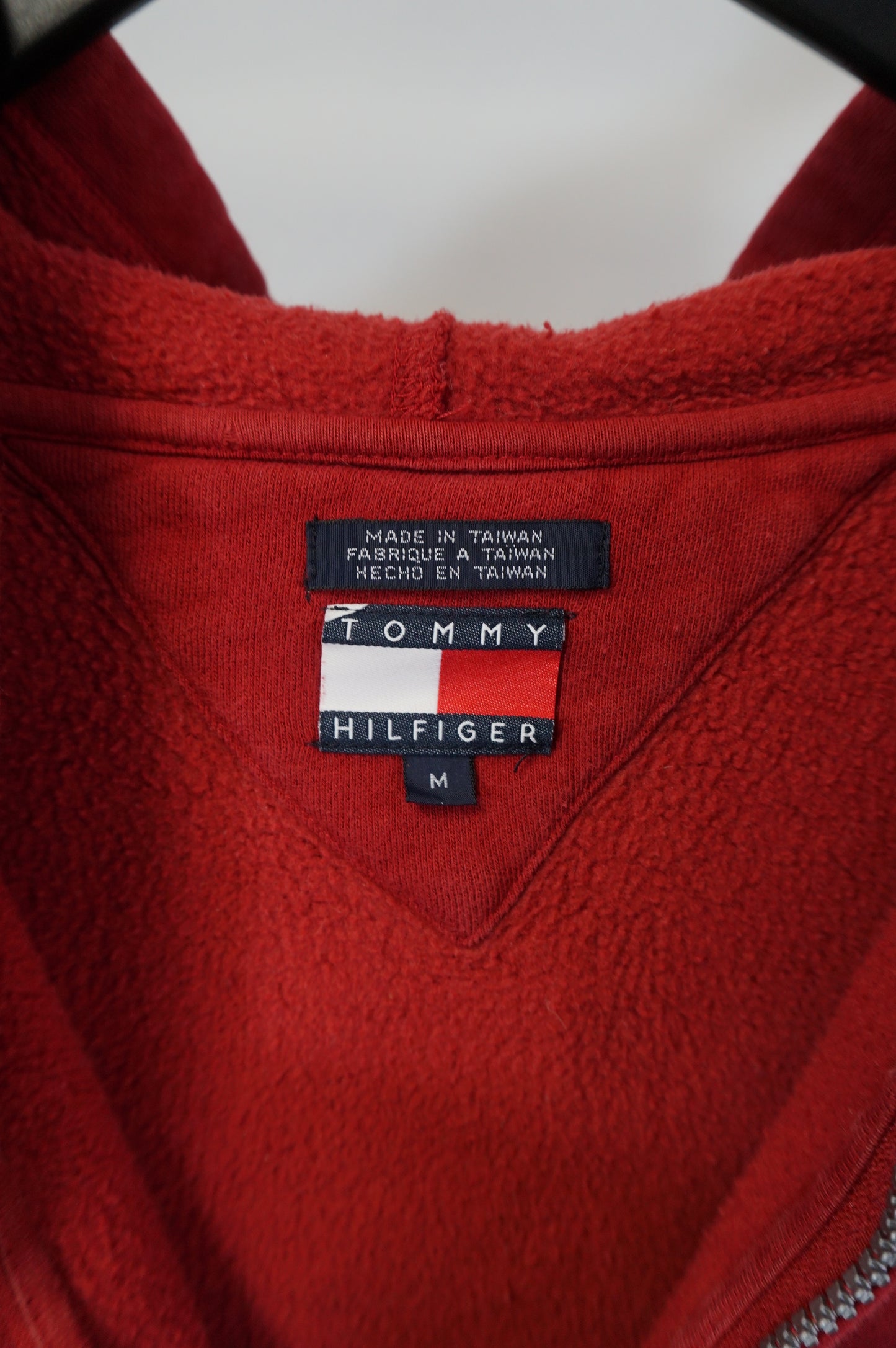 (M/L) Vtg Tommy Hilfiger Full Zip Hoodie