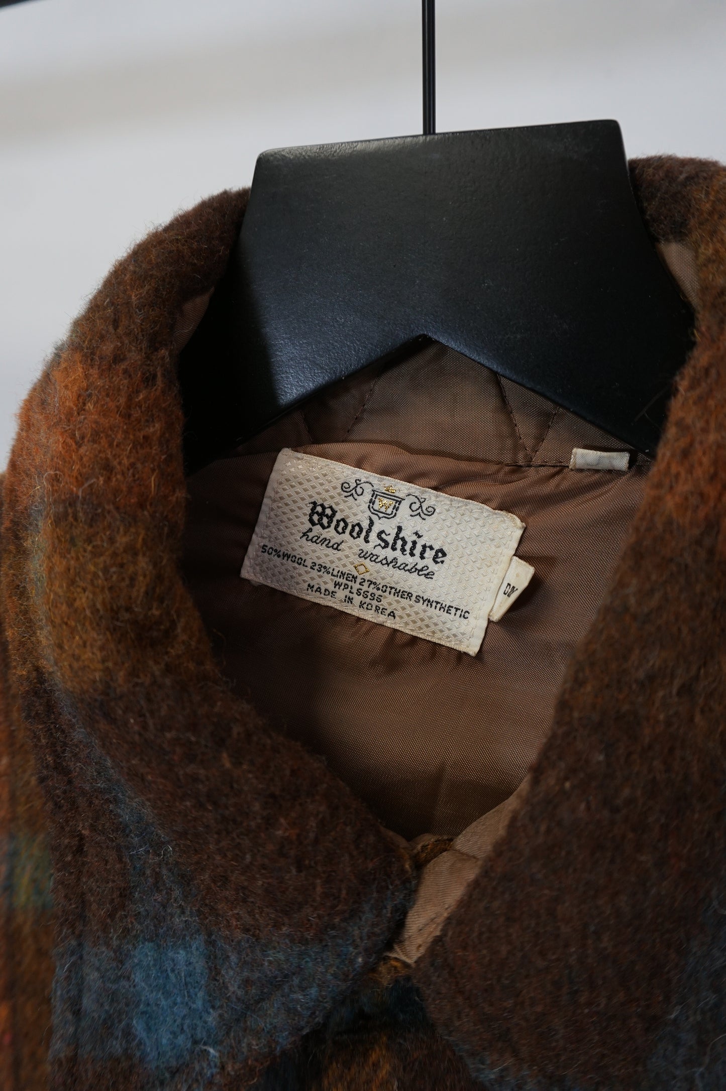 (L) Vtg Woolshire Flannel Button up Shirt