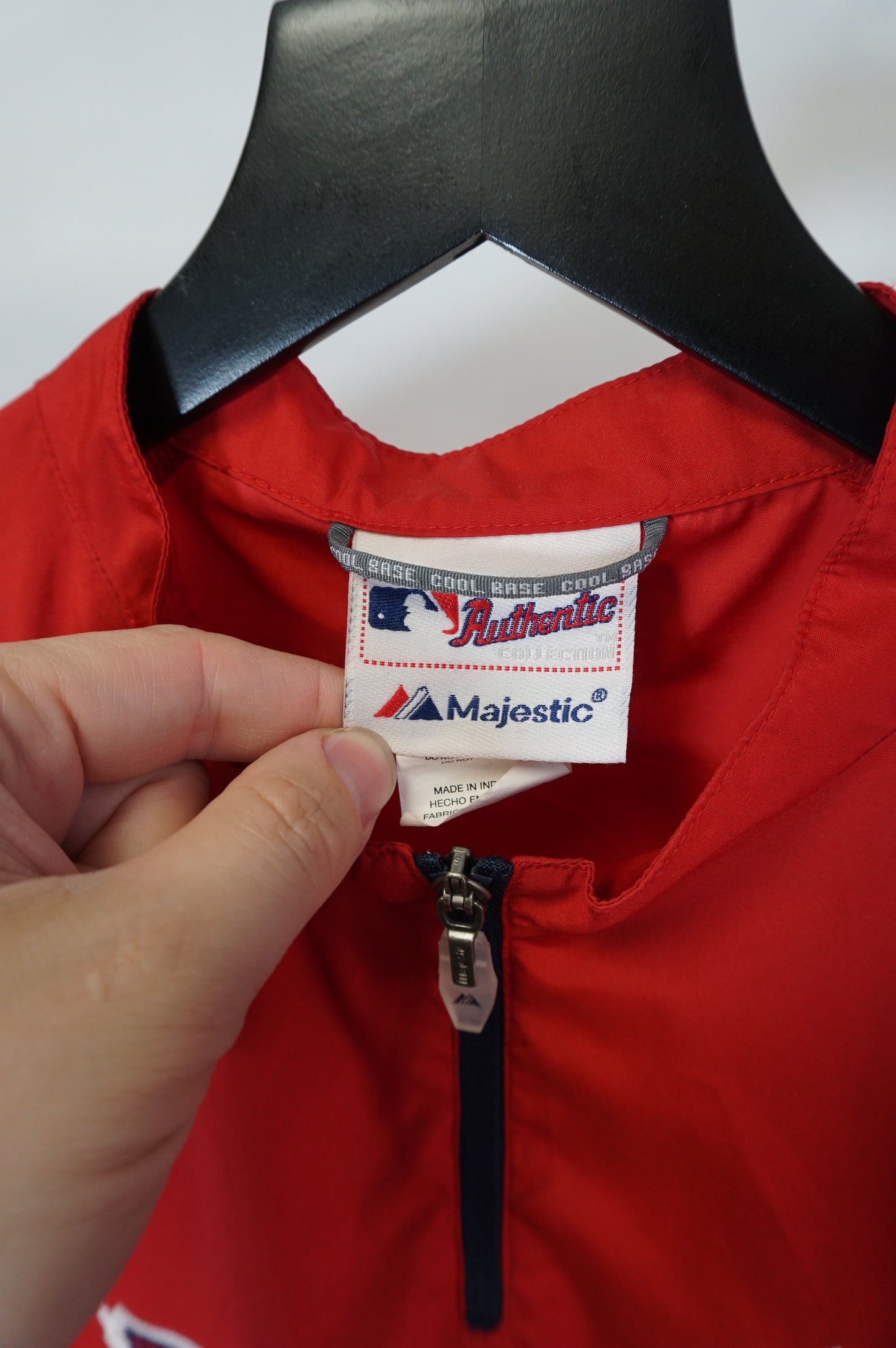 (L/XL) St. Louis Cardinals Majestic Windbreaker