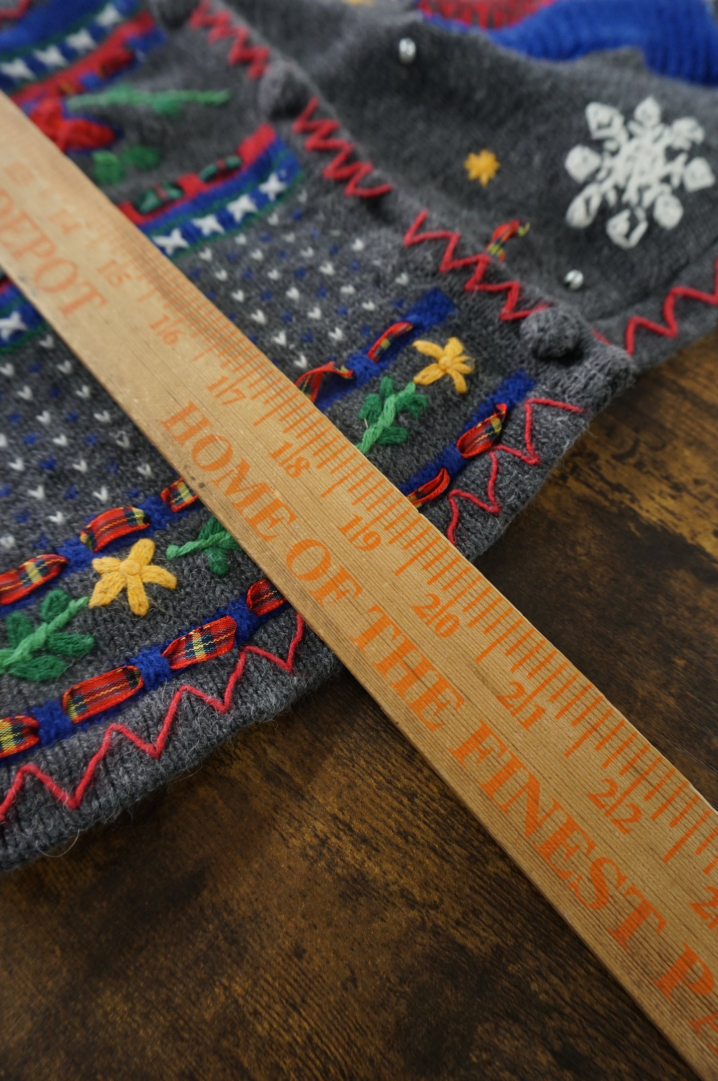 (XS/S) Beanie & Mittens Knit Christmas Cardigan