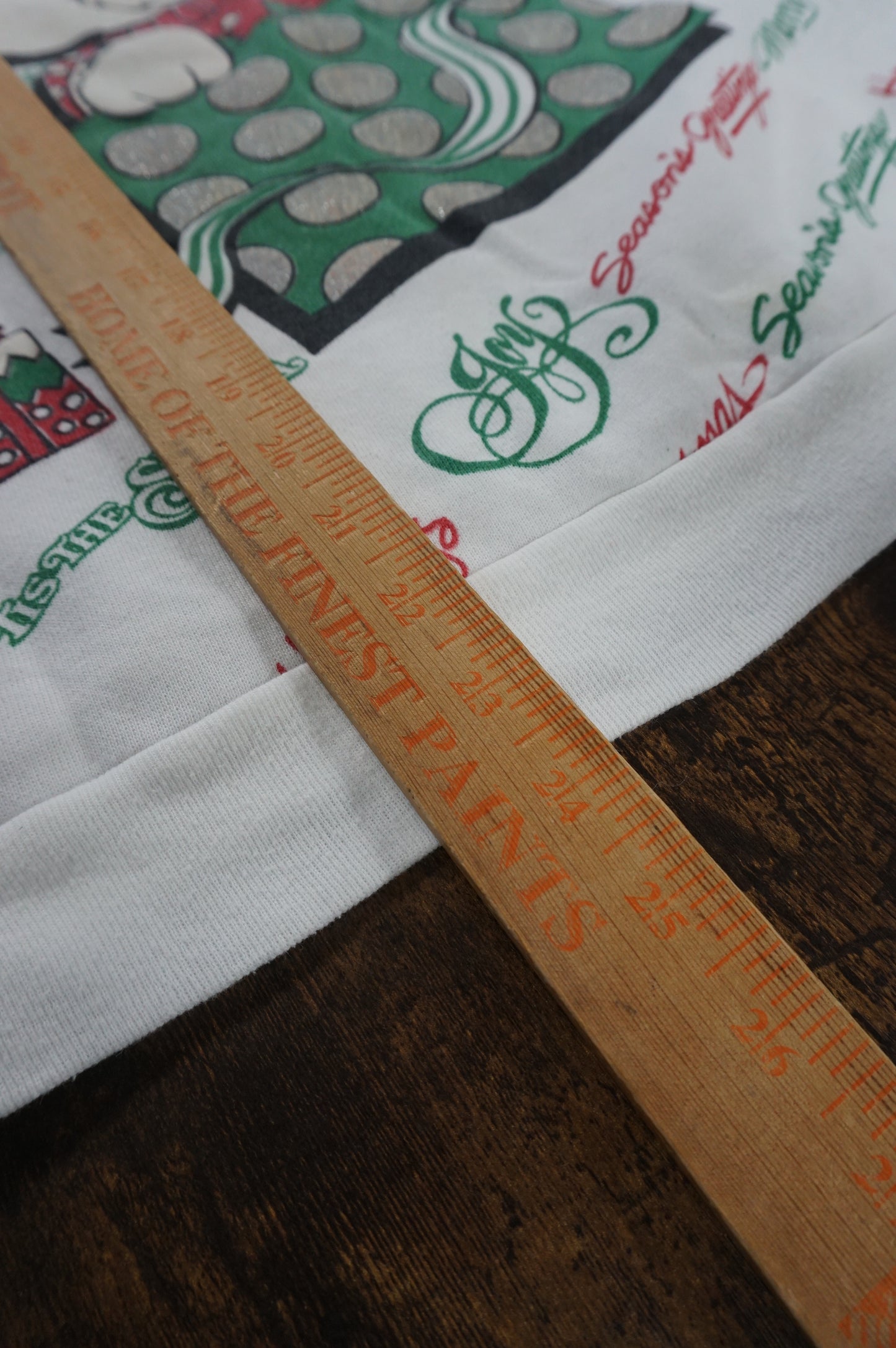 (M) USA Made Polar Bear Christmas Crewneck