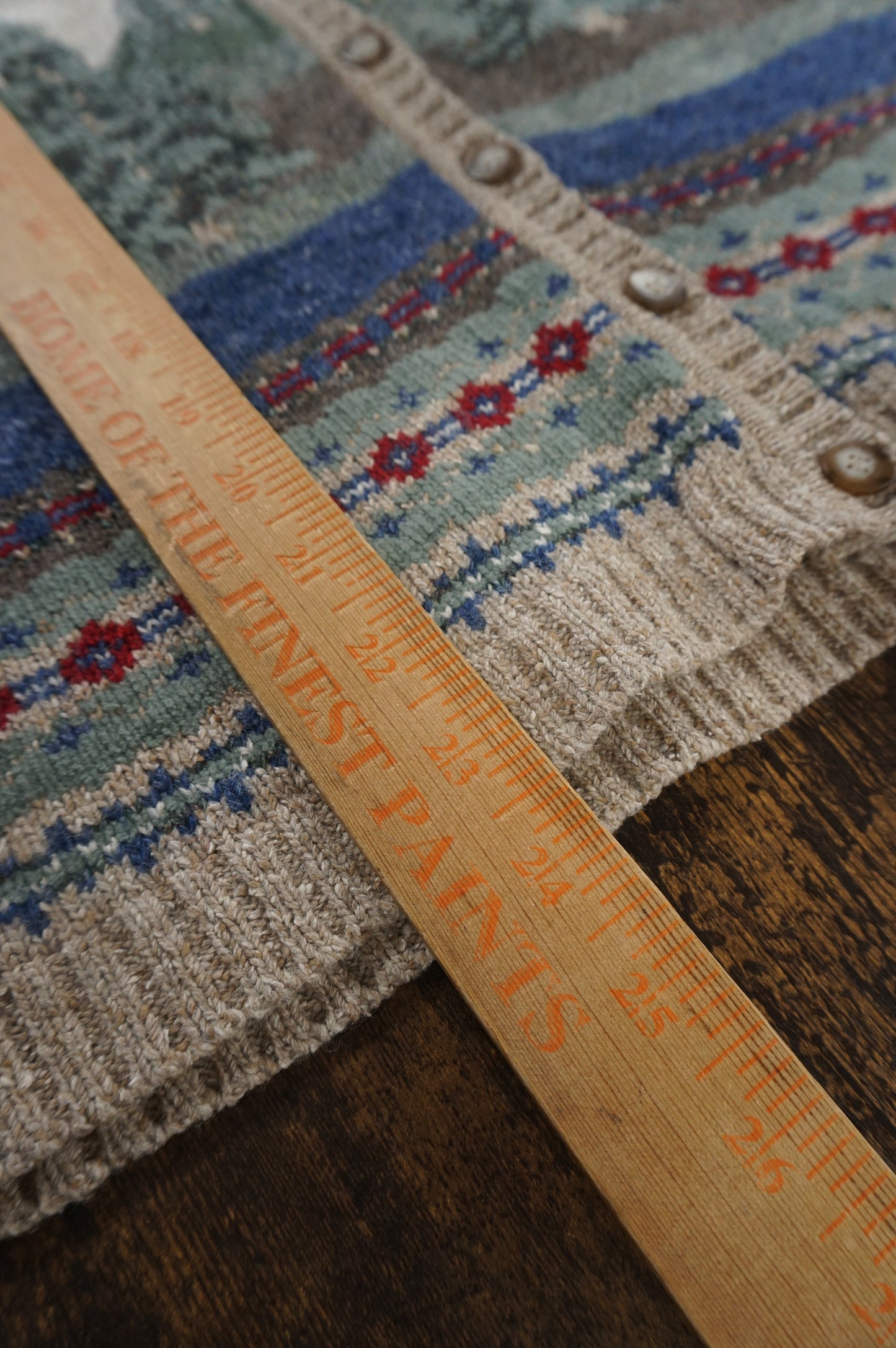 (S) Robert Scott Vtg Knit Tree Vest