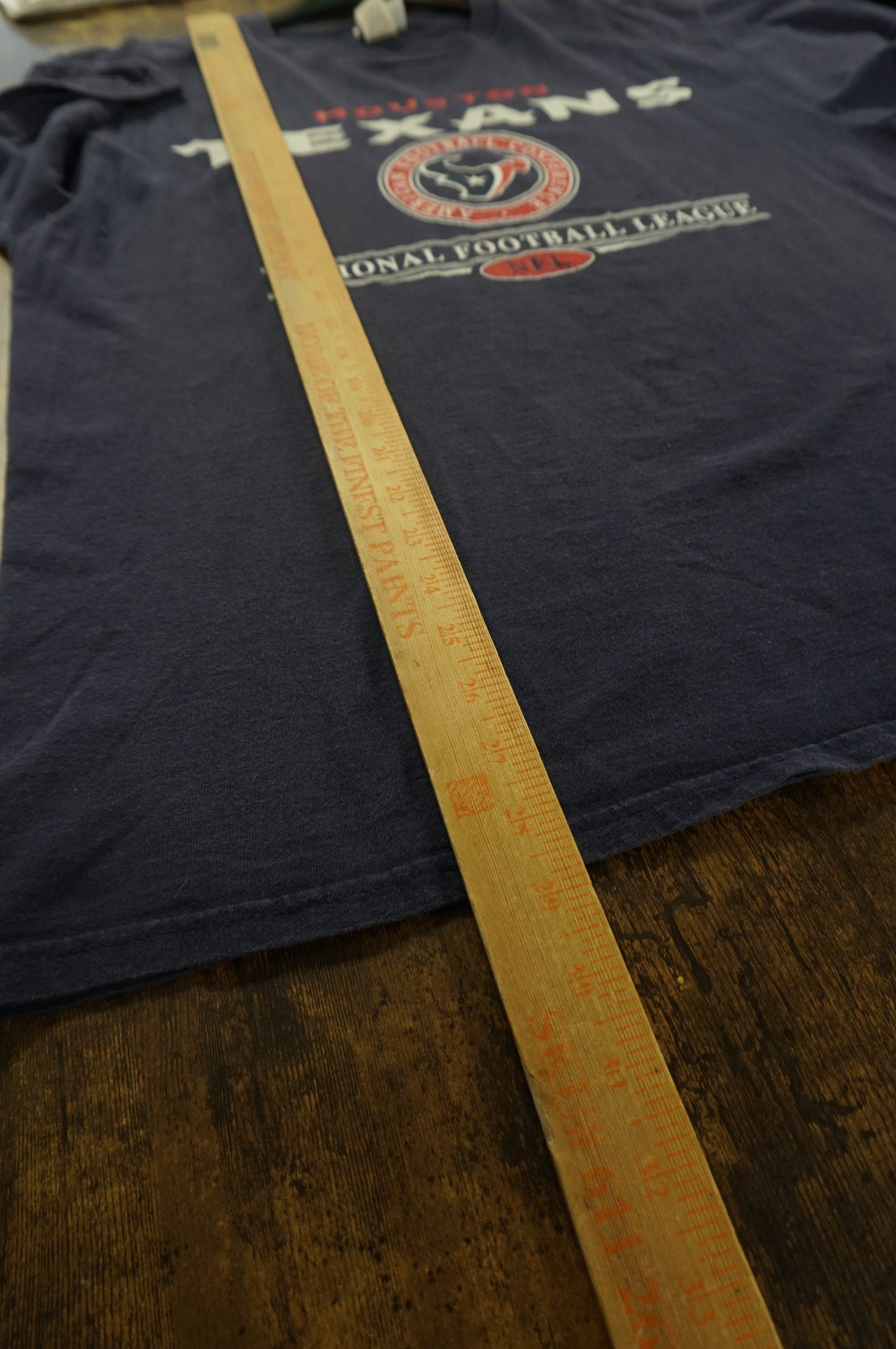 (L) Houston Texans Navy T-Shirt