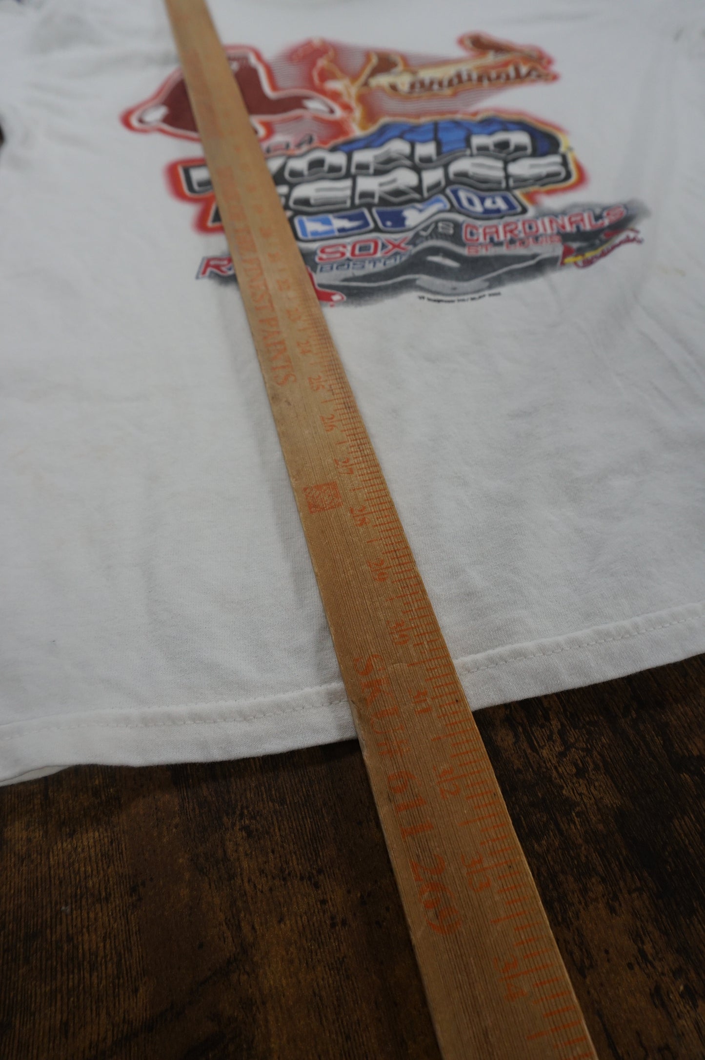 (L) 2004 Red Sox vs Cardinals World Series LS T-Shirt