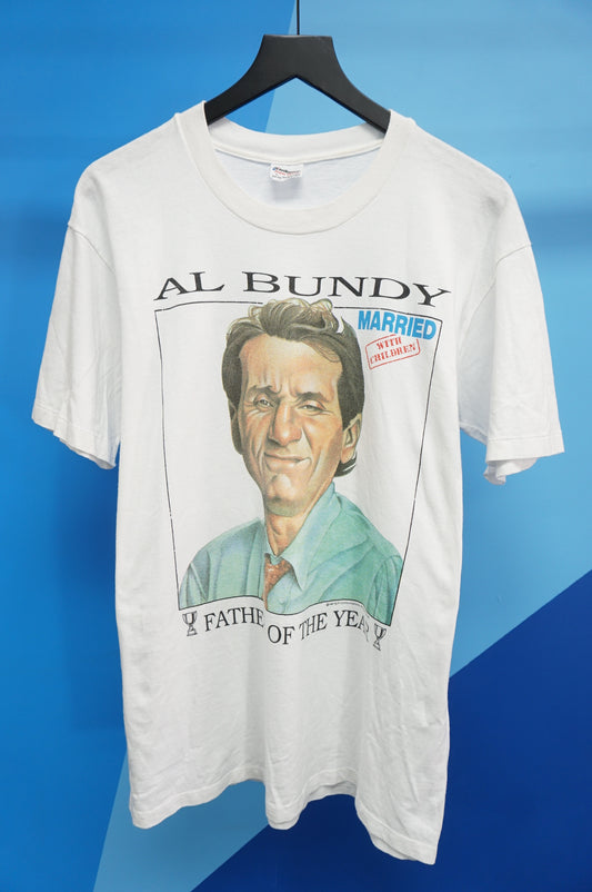 (L) 1987 Married With Children Al Bundy Single Stitch T-Shirt