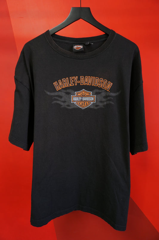 (XXL) 2003 Waterloo Harley Davidson T-Shirt