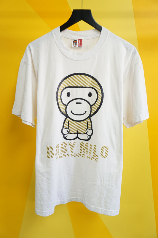 (XL) Golden Baby Milo Bape T-Shirt
