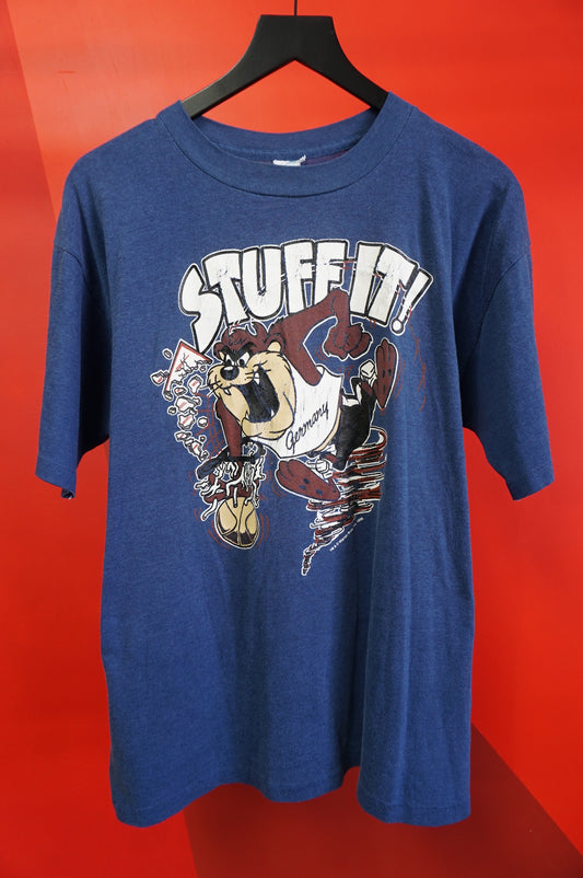 (L) 1990 Stuff It! Taz Dunking Single Stitch T-Shirt