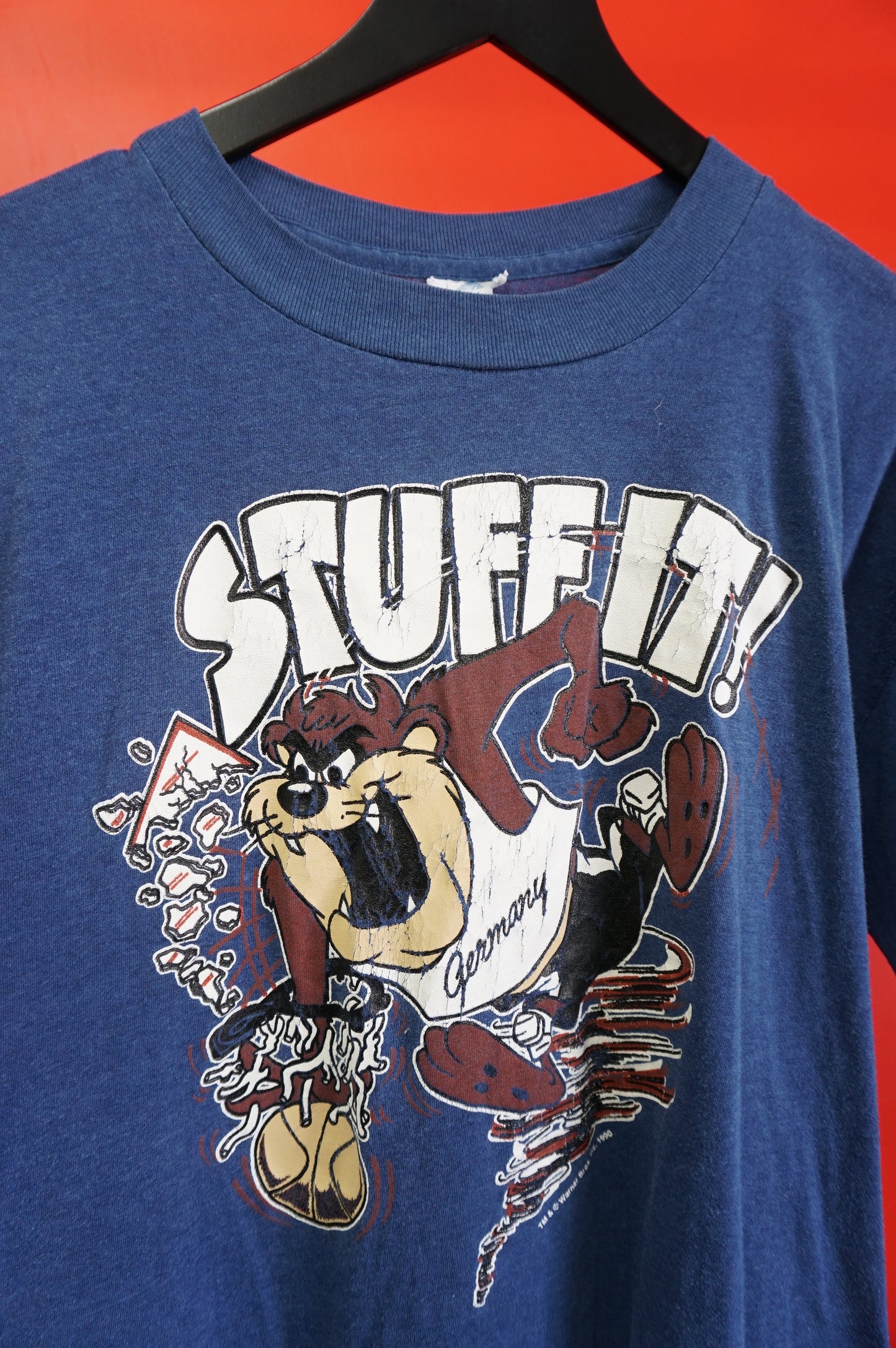 (L) 1990 Stuff It! Taz Dunking Single Stitch T-Shirt