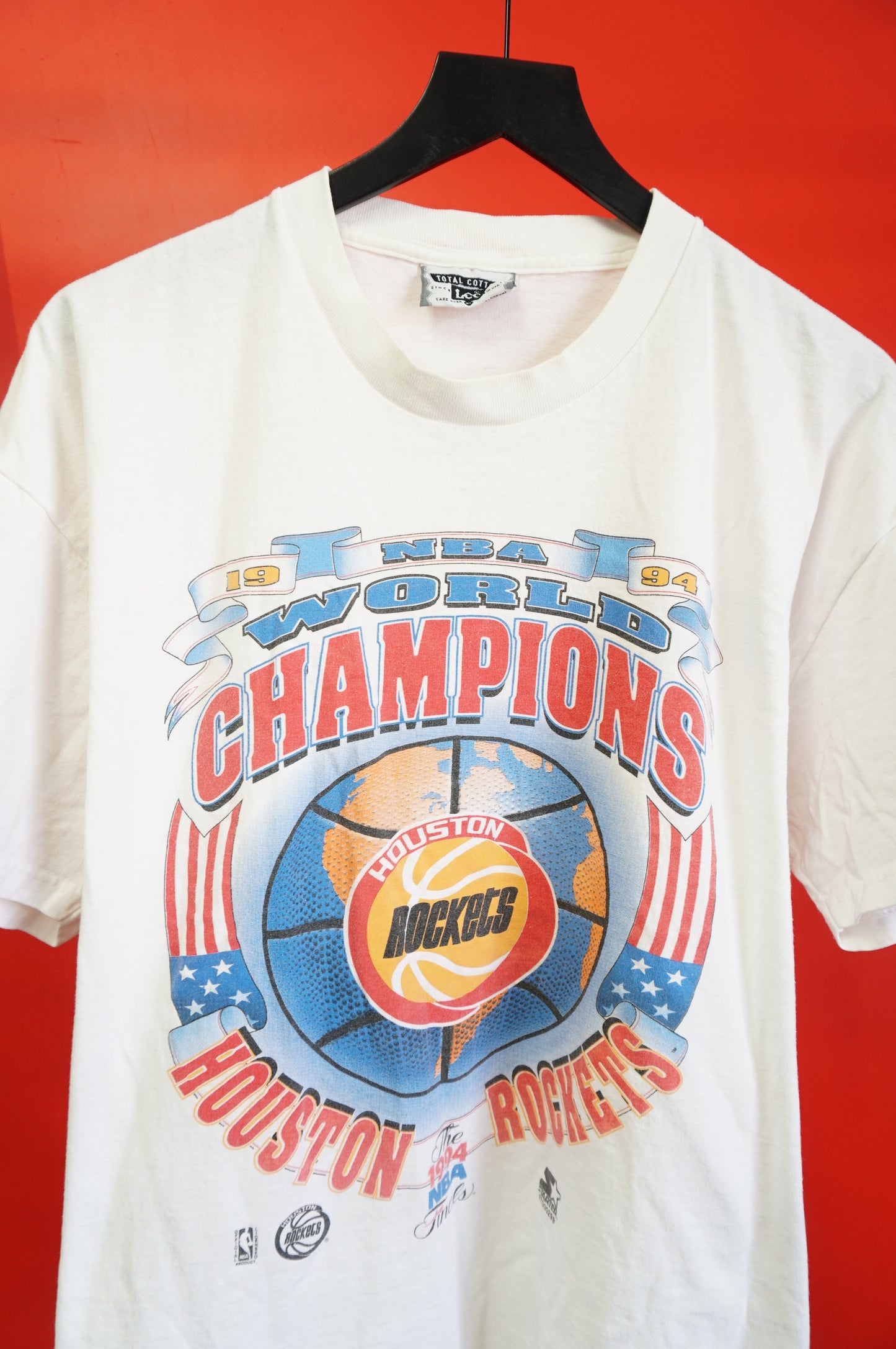 (XL) 1994 Houston Rockets NBA Champs T-Shirt