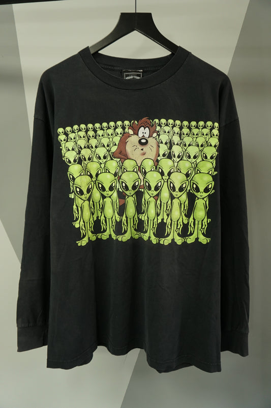 (XL) 1998 Taz LS Alien T-Shirt