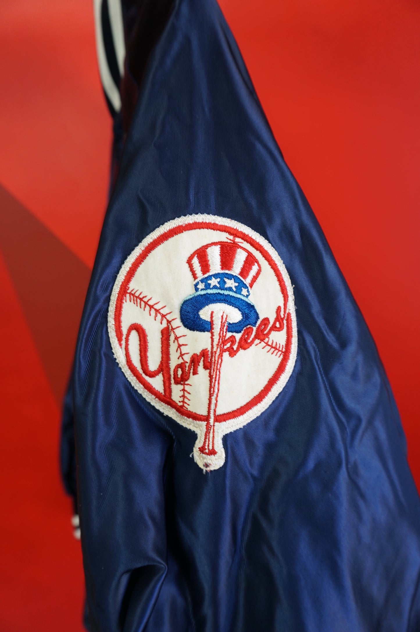 (XL) Vtg New York Yankees Starter Satin Jacket
