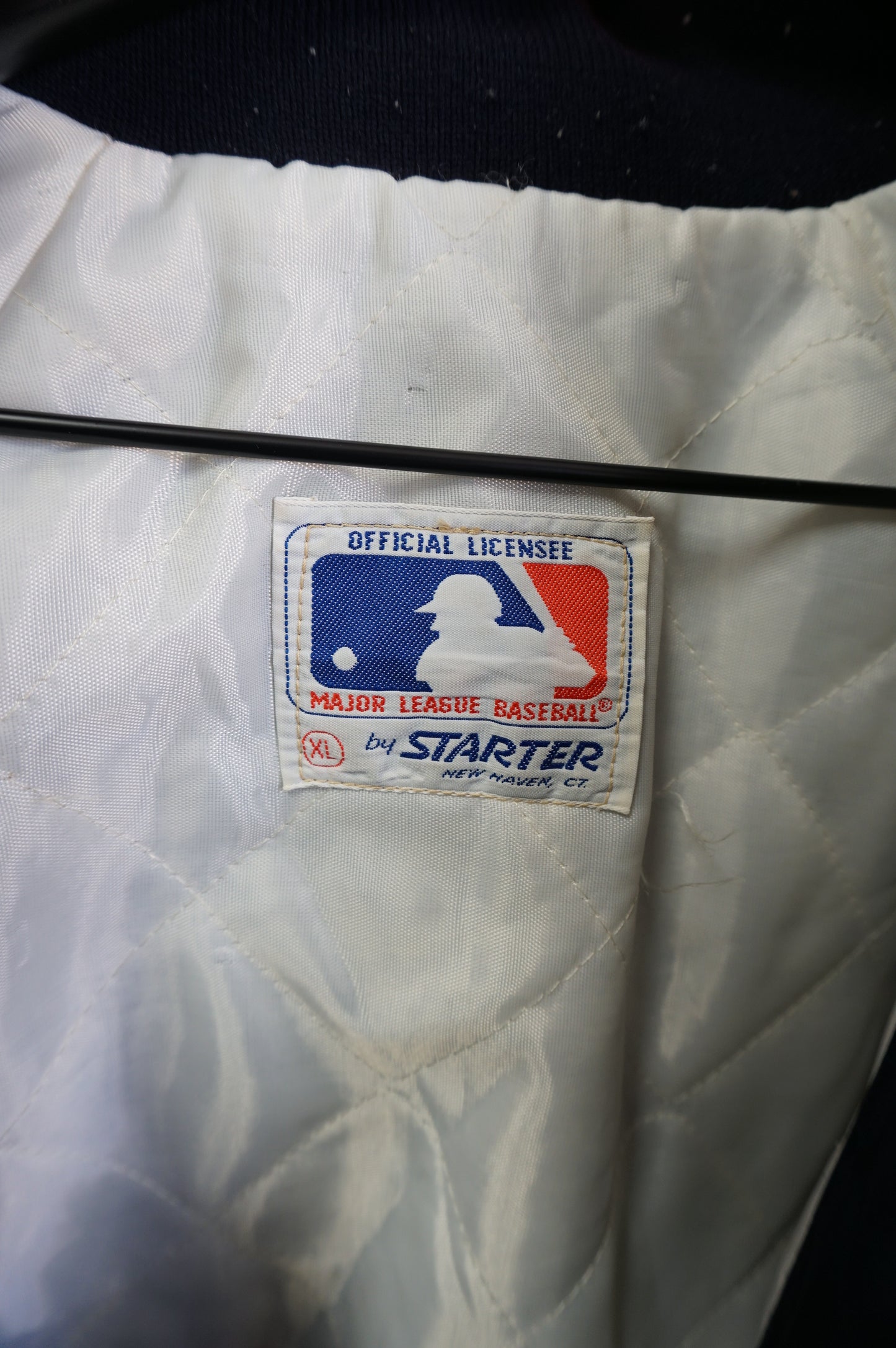 (XL) Vtg New York Yankees Starter Satin Jacket