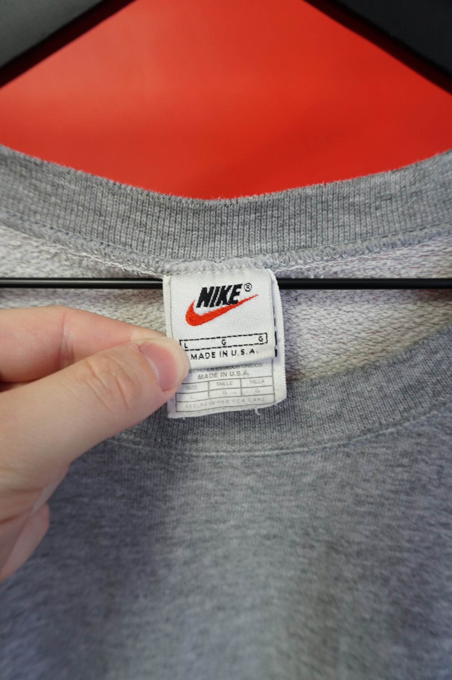 (L/XL) USA Made Essential Nike Crewneck