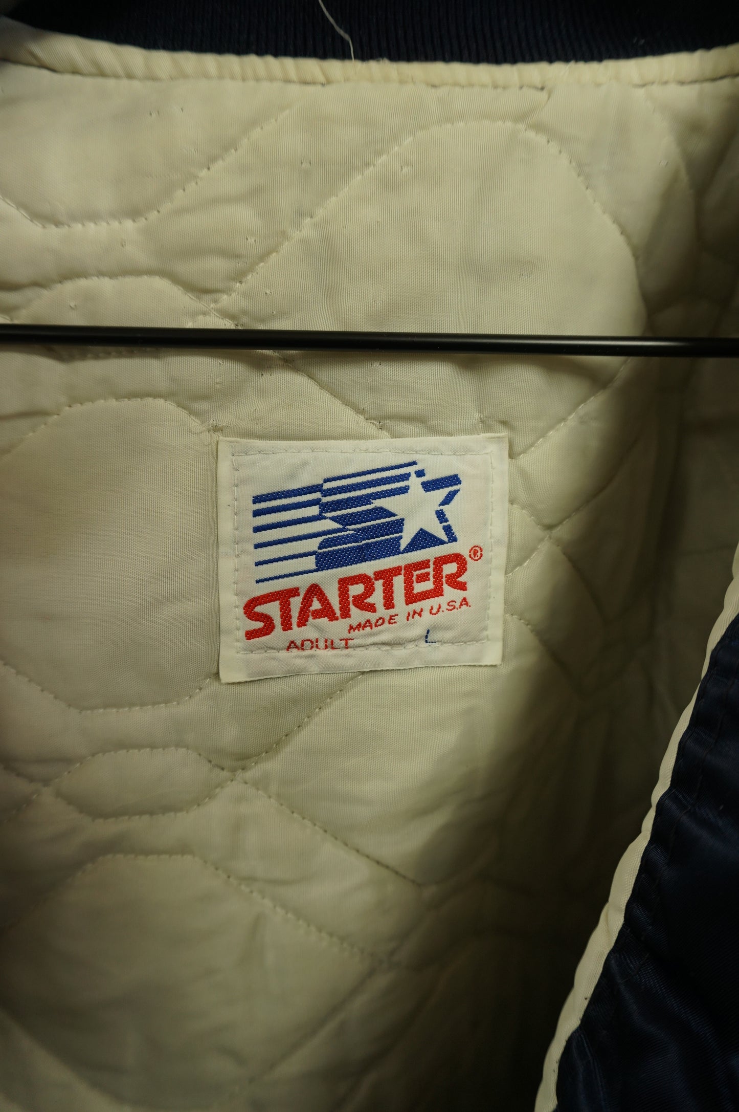 (L/XL) Vtg Peen State Starter Satin Jacket